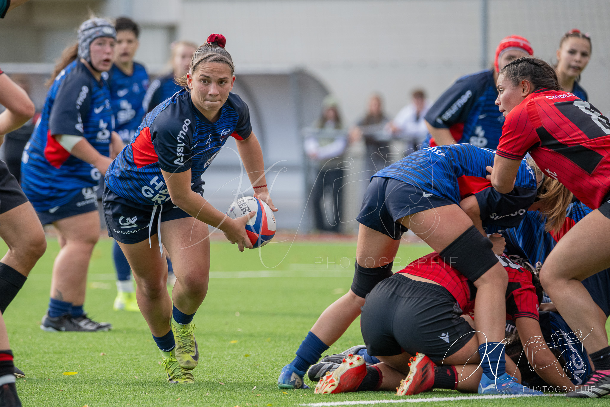  FC Grenoble Rugby - Lyon Olympique Universitaire - Rugby - FFR 2025 - Reserve Élite F - FC Grenoble vs Lyon Olympique Universitaire (#FFR25REFGL10) Photo by: Karine Valentin | Siuxy Sports 2025-10-05