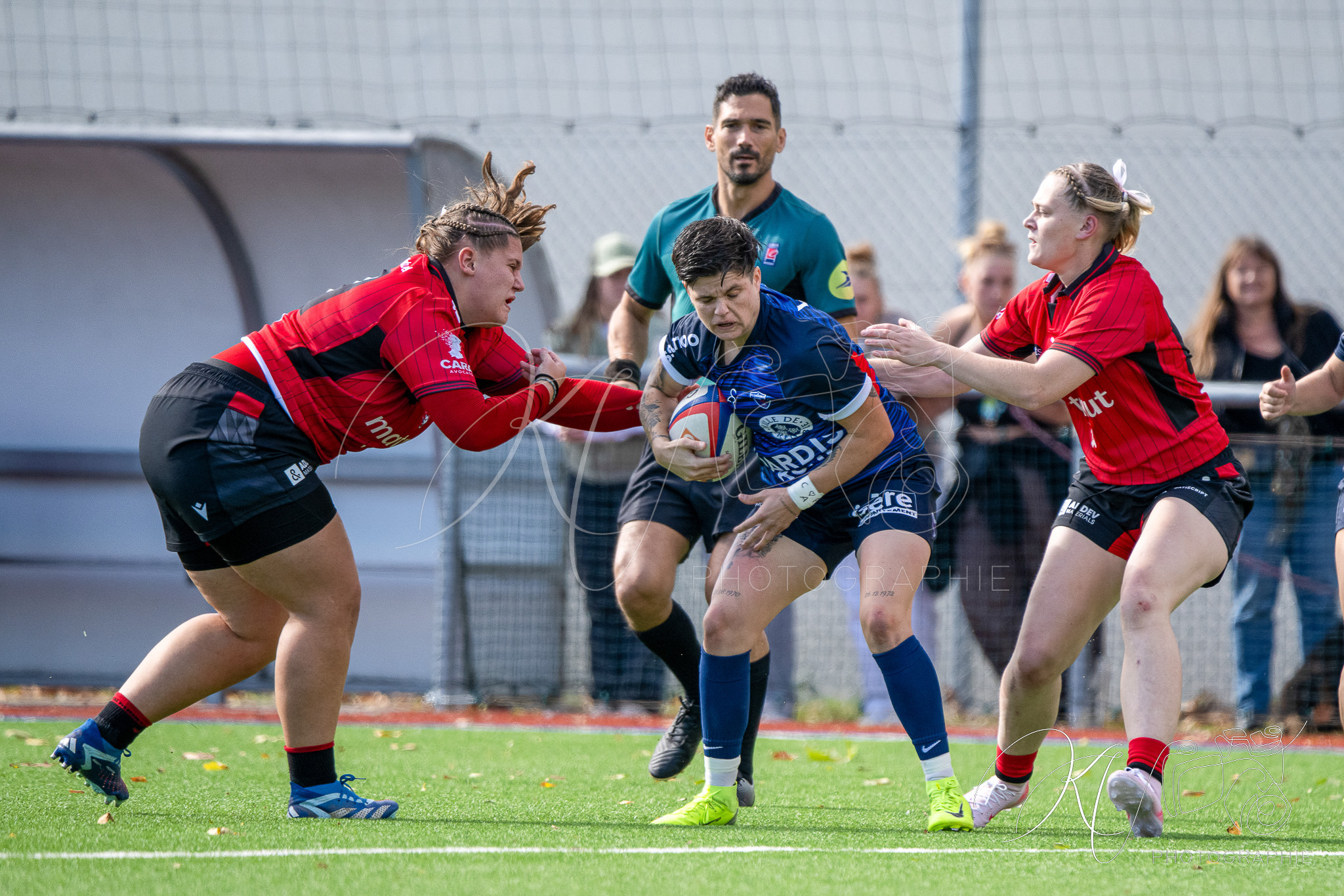  FC Grenoble Rugby - Lyon Olympique Universitaire - Rugby - FFR 2025 - Reserve Élite F - FC Grenoble vs Lyon Olympique Universitaire (#FFR25REFGL10) Photo by: Karine Valentin | Siuxy Sports 2025-10-05