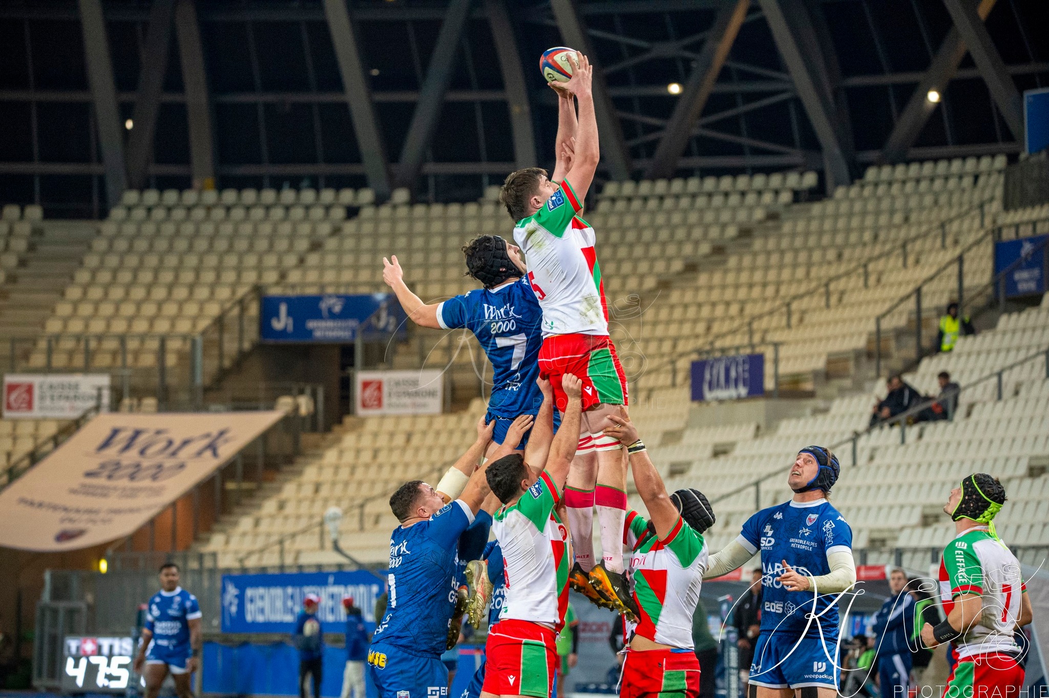  FC Grenoble Rugby - Biarritz - Rugby - FFR 2025 - Pro D2 - FC Grenoble Rugby (33) vs (17) Biarritz (#PD225PD2FCGBIA01) Photo by: Karine Valentin | Siuxy Sports 2025-01-24