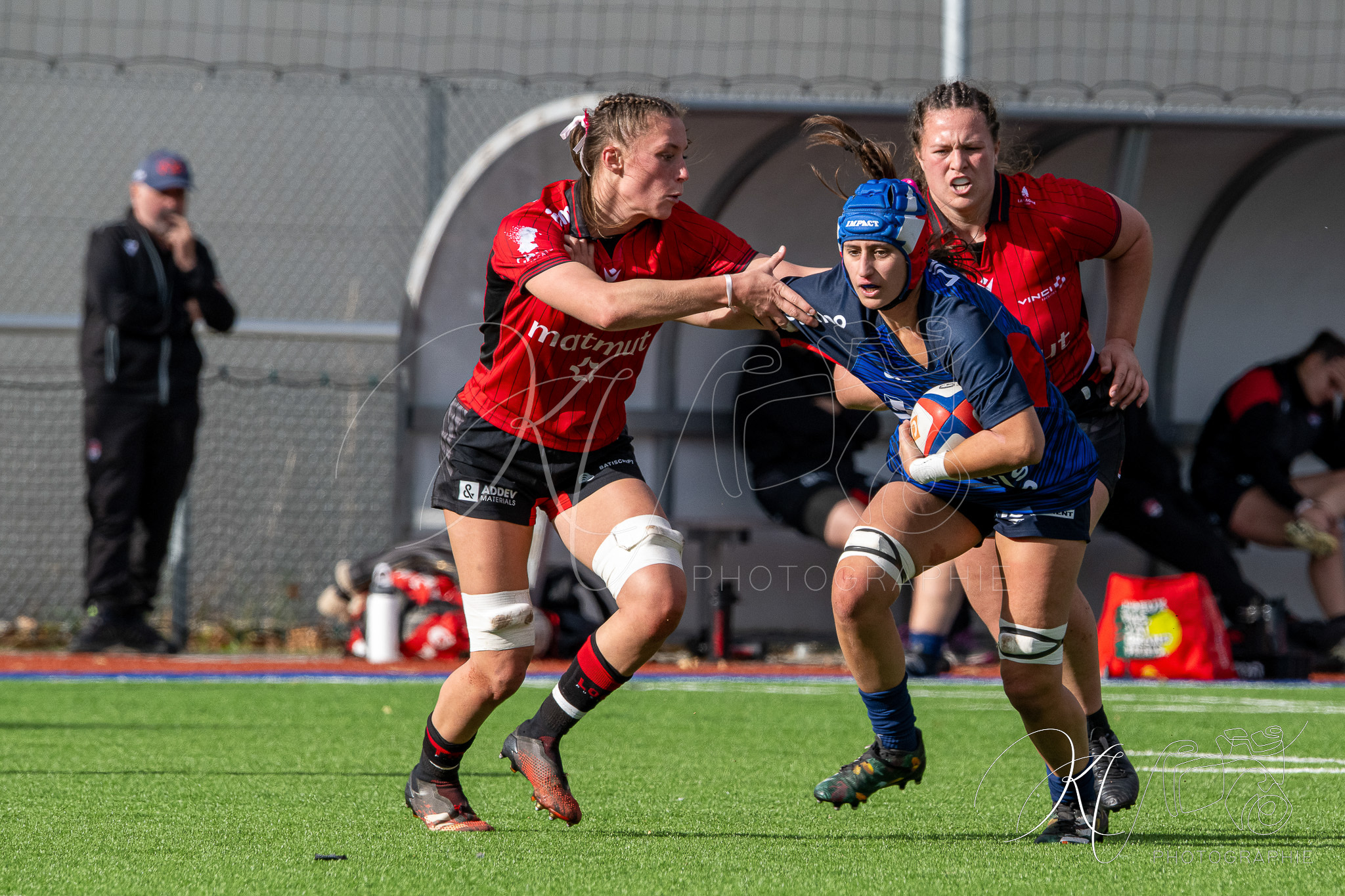  FC Grenoble Rugby - Lyon Olympique Universitaire - Rugby - FFR 2025 - Reserve Élite F - FC Grenoble vs Lyon Olympique Universitaire (#FFR25REFGL10) Photo by: Karine Valentin | Siuxy Sports 2025-10-05