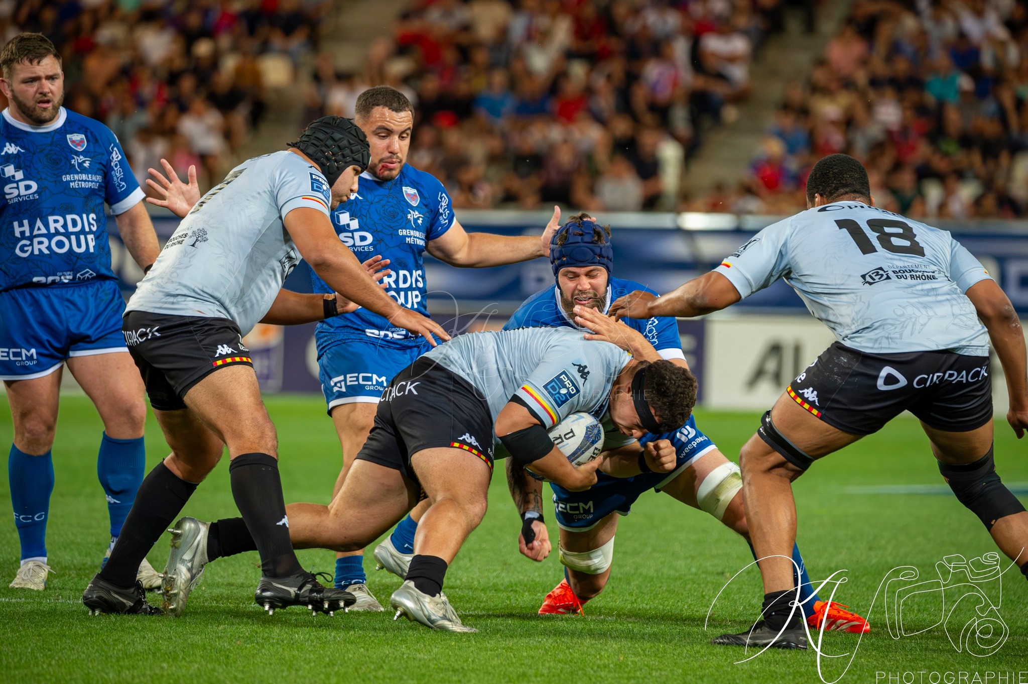  FC Grenoble Rugby - Provence - Rugby - FFR 2025 - PRO D2 -  1/2 Finale - Grenoble (38) vs (17) Provence (#PD225PD2GRPR5) Photo by: Karine Valentin | Siuxy Sports 2025-05-29
