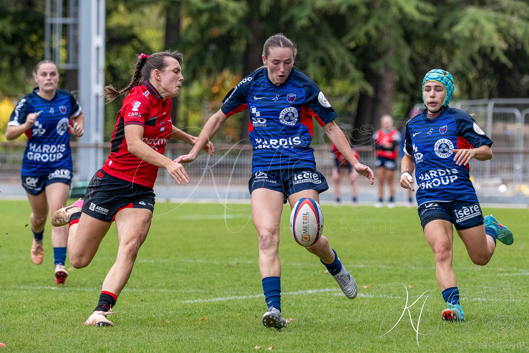  FC Grenoble Rugby - Lyon Olympique Universitaire - Rugby - FFR 2025 - Elite 1 F - Amazones FCG vs Lyon Olympique Universitaire (#FFR25E1FALOU1) Photo by: Karine Valentin | Siuxy Sports 2025-10-18