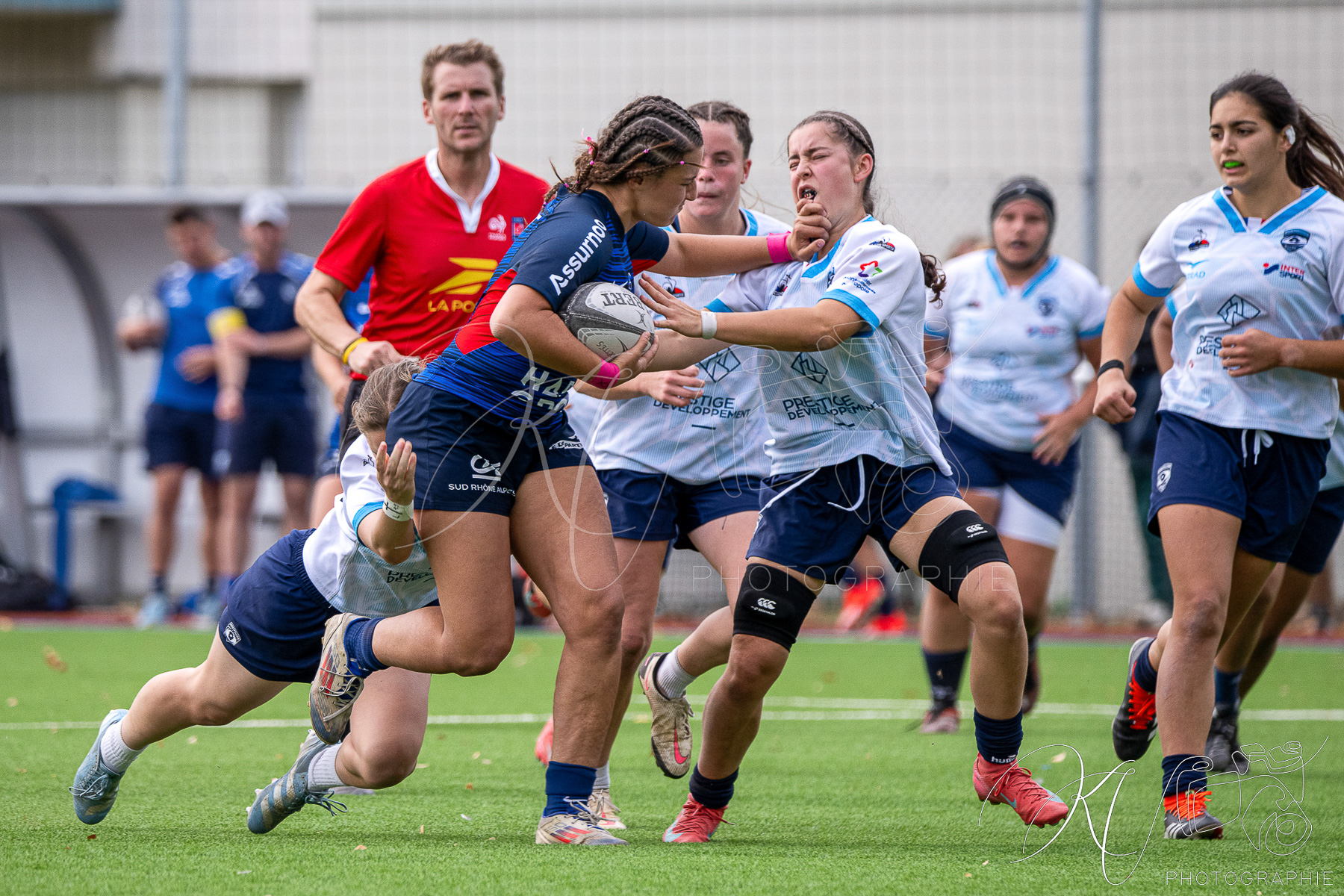  FC Grenoble Rugby - Montpellier Hérault Rugby - Rugby - FFR 2025 - U18 F - Amazones FCG vs Montpellier (#FFR25U18FAM10) Photo by: Karine Valentin | Siuxy Sports 2025-10-18