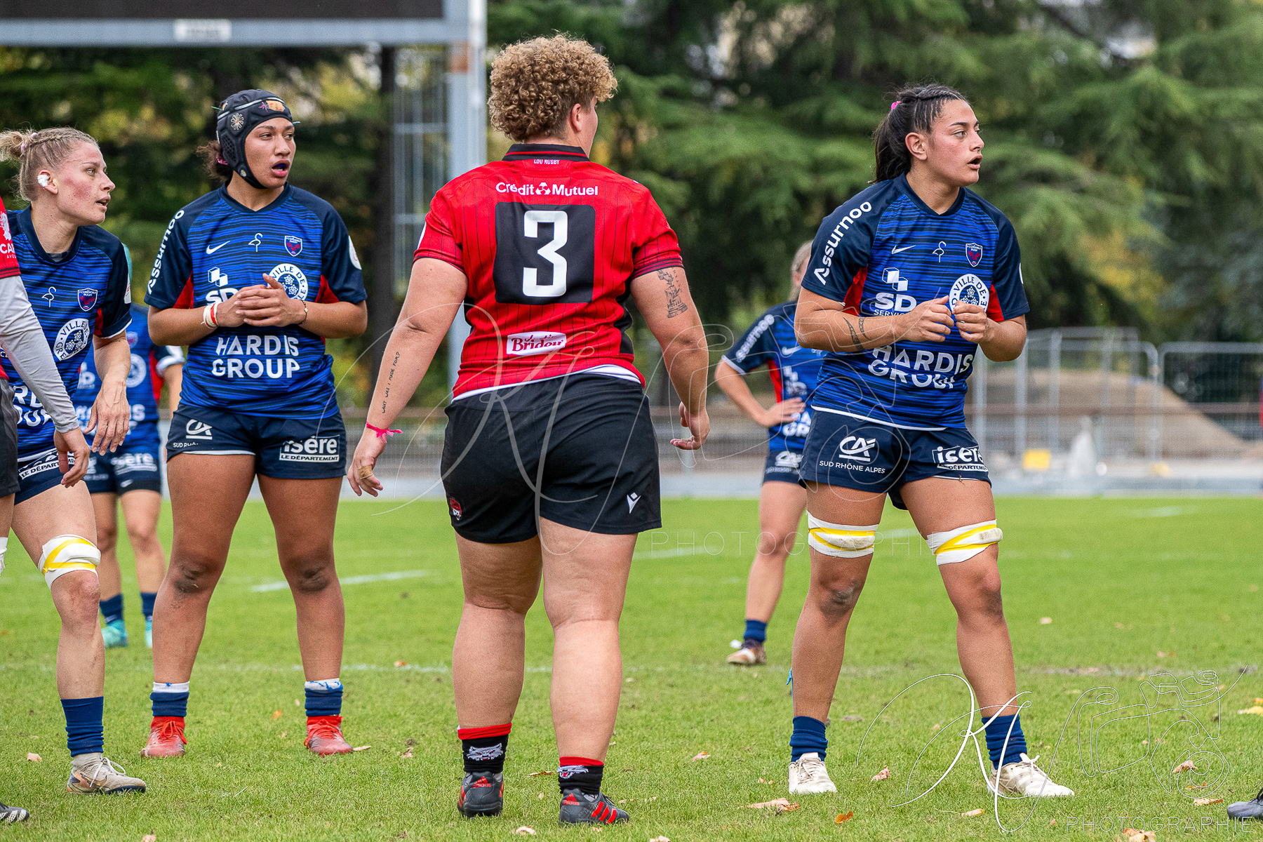  FC Grenoble Rugby - Lyon Olympique Universitaire - Rugby - FFR 2025 - Elite 1 F - Amazones FCG vs Lyon Olympique Universitaire (#FFR25E1FALOU1) Photo by: Karine Valentin | Siuxy Sports 2025-10-18