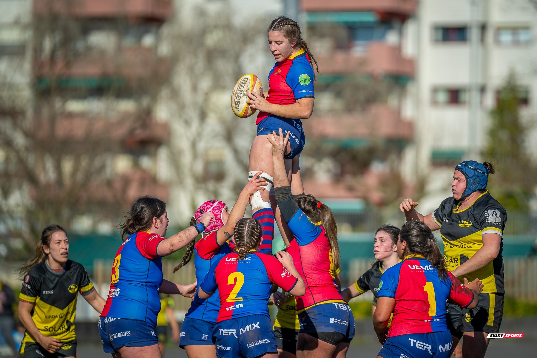  Getxo Artea Rugby Taldea - Futbol Club Barcelona Rugby - Rugby - FER 2025 - LIGA IBERDROLA - GETXO NESKAK (33) vs (12) AVFCBR FEM (#FER25LIGNBR01) Photo by: Fredy Monfoto | Siuxy Sports 2025-01-19