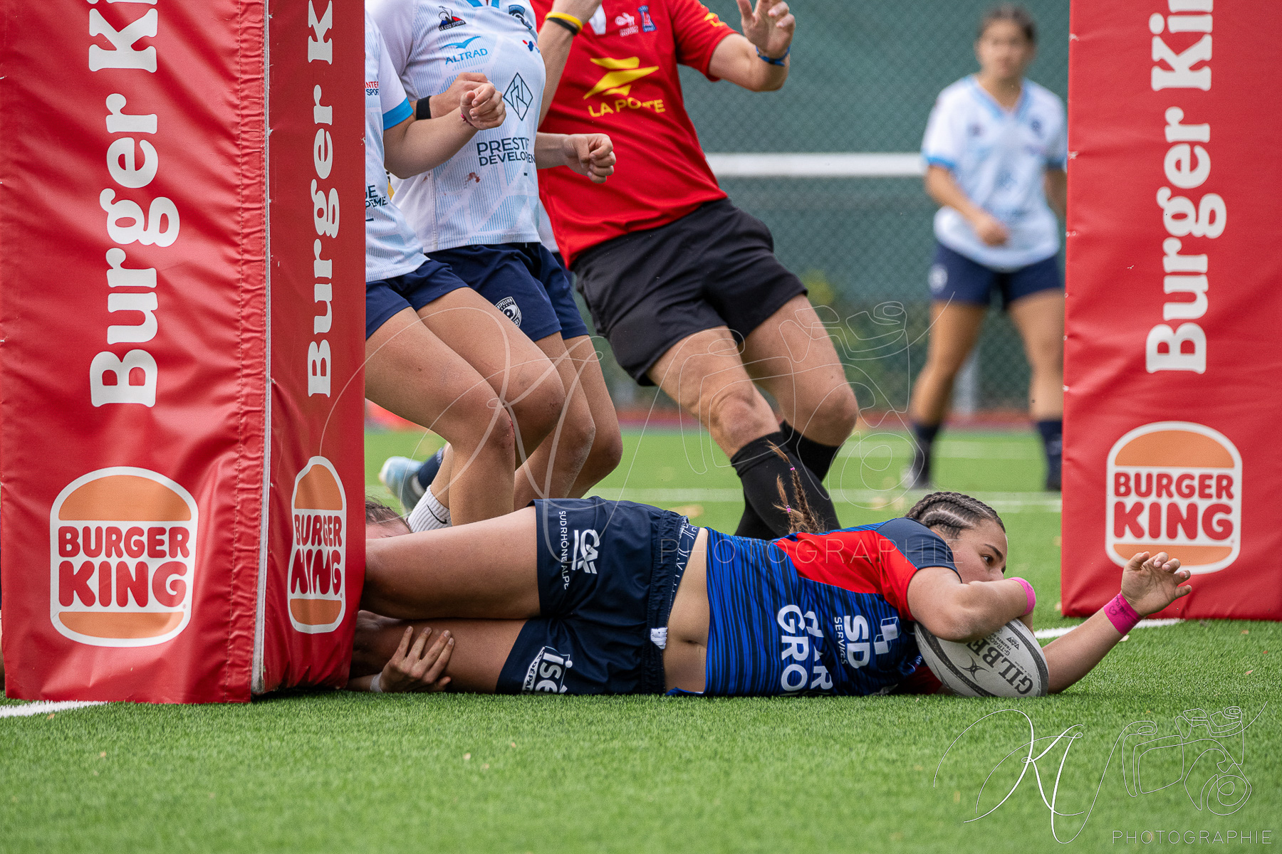  FC Grenoble Rugby - Montpellier Hérault Rugby - Rugby - FFR 2025 - U18 F - Amazones FCG vs Montpellier (#FFR25U18FAM10) Photo by: Karine Valentin | Siuxy Sports 2025-10-18