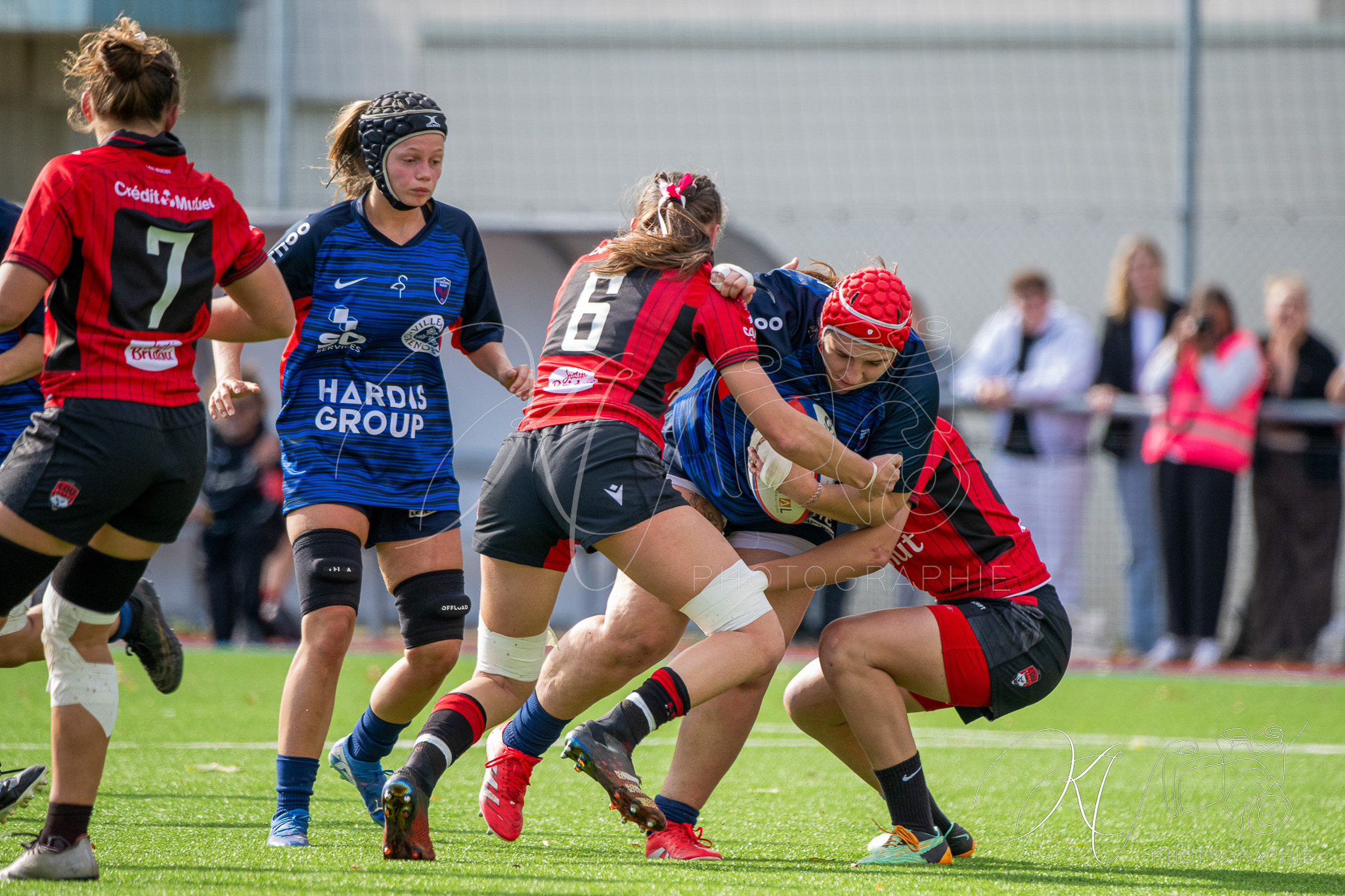  FC Grenoble Rugby - Lyon Olympique Universitaire - Rugby - FFR 2025 - Reserve Élite F - FC Grenoble vs Lyon Olympique Universitaire (#FFR25REFGL10) Photo by: Karine Valentin | Siuxy Sports 2025-10-05