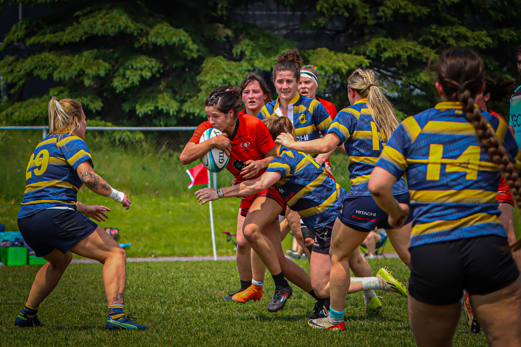  Club de Rugby de Québec - Town of Mount Royal RFC - Rugby - RQ 2025 - SL F - Club de Rugby de Québec (54) vs (12) TMR (#RQ25SLFQCTMR6) Photo by: Photo Mayarts | Siuxy Sports 2025-06-07