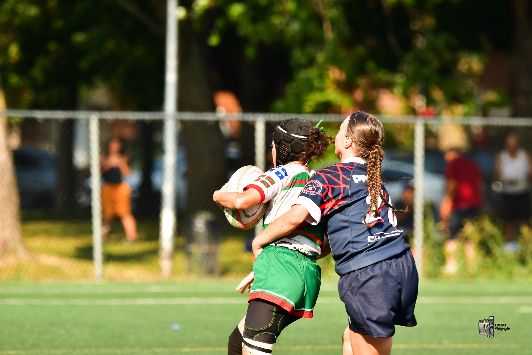  Rugby Club de Montréal - Braves de Trois-Rivières - Rugby - RQ 2025 - LPR2 F - Demi Finale - RCM (48) vs (14) Braves de Trois-Rivières (#RQ25LP2FRCMB8) Photo by: emso photo | Siuxy Sports 2025-08-09