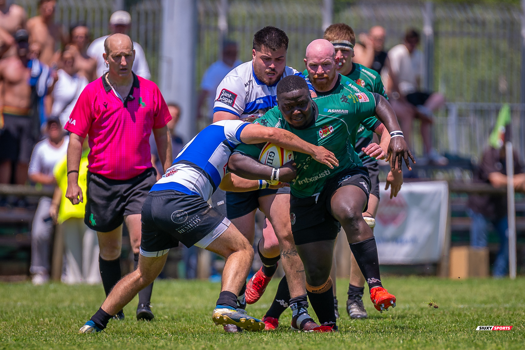  Gernika Rugby Taldea - Club de Rugby Sant Cugat - Rugby - FER 2025 - Sémi Final Ascenso - Gernika (24) vs (11) Sant Cugat (#FER25SFAGRTCRSC) Photo by: Fredy Monfoto | Siuxy Sports 2025-05-18