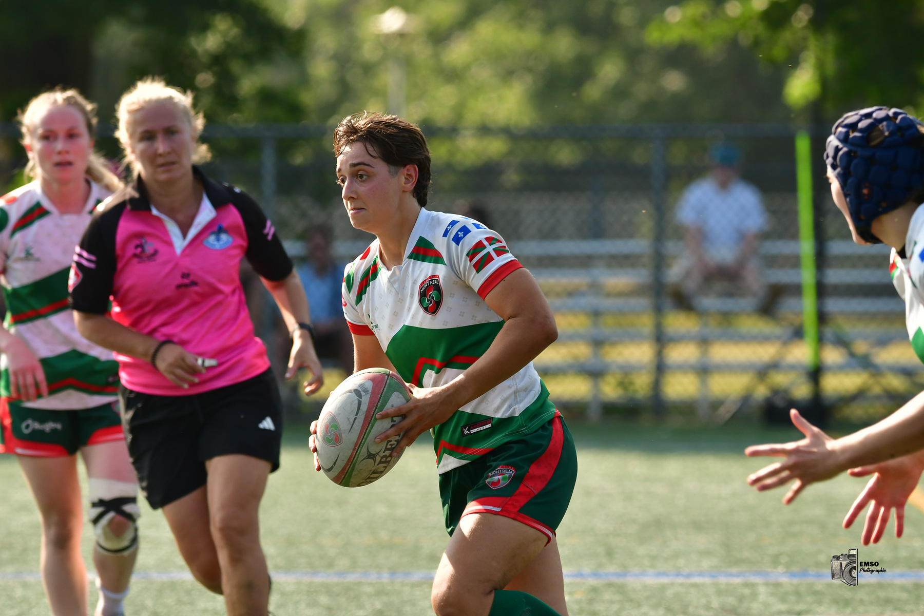  Rugby Club de Montréal - Braves de Trois-Rivières - Rugby - RQ 2025 - LPR2 F - Demi Finale - RCM (48) vs (14) Braves de Trois-Rivières (#RQ25LP2FRCMB8) Photo by: emso photo | Siuxy Sports 2025-08-09