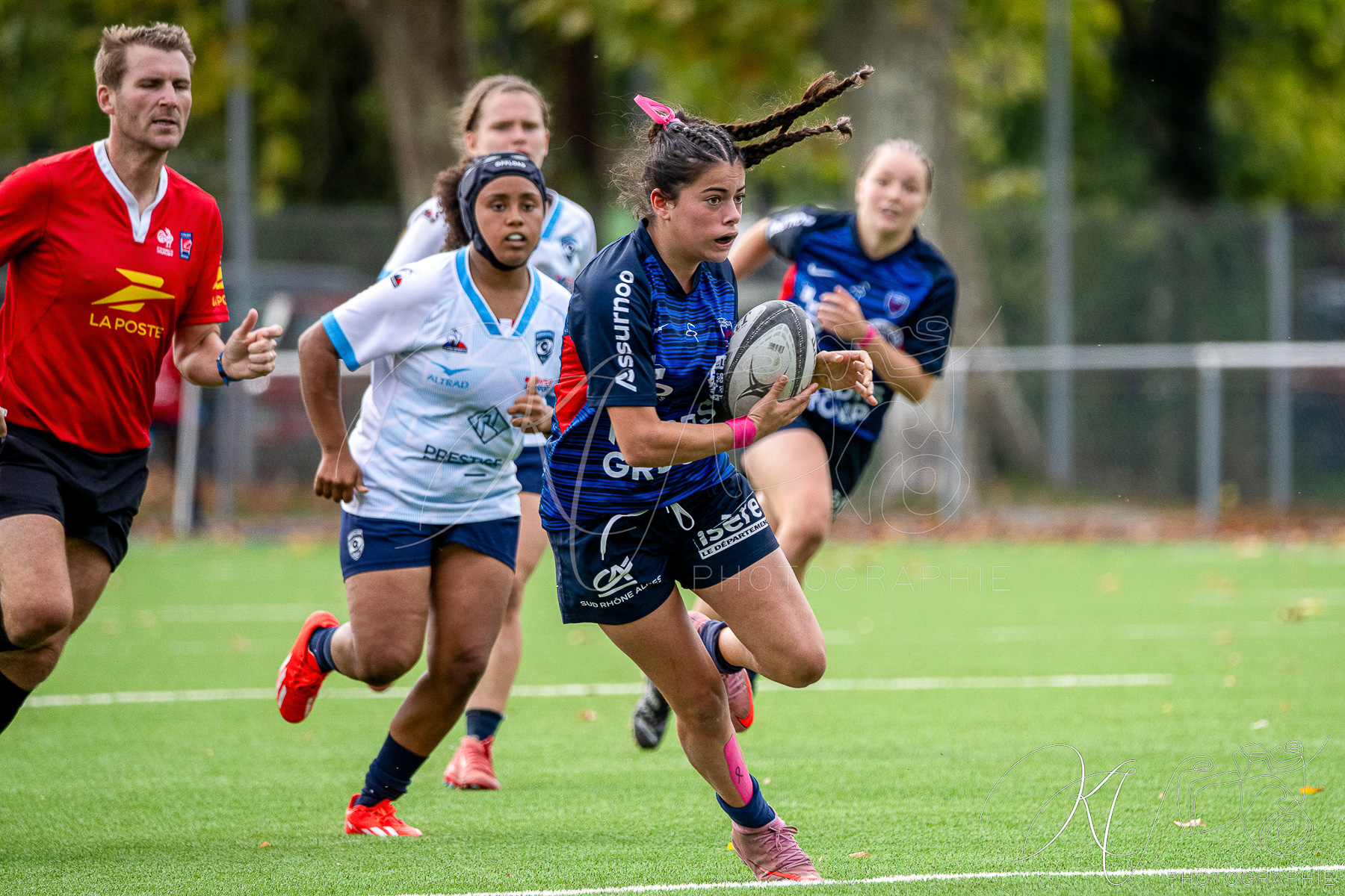  FC Grenoble Rugby - Montpellier Hérault Rugby - Rugby - FFR 2025 - U18 F - Amazones FCG vs Montpellier (#FFR25U18FAM10) Photo by: Karine Valentin | Siuxy Sports 2025-10-18