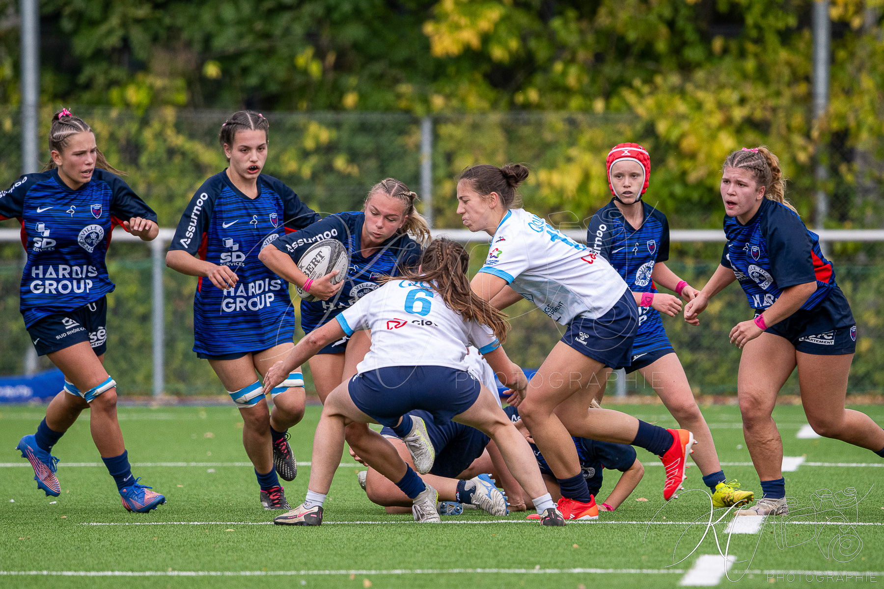  FC Grenoble Rugby - Montpellier Hérault Rugby - Rugby - FFR 2025 - U18 F - Amazones FCG vs Montpellier (#FFR25U18FAM10) Photo by: Karine Valentin | Siuxy Sports 2025-10-18