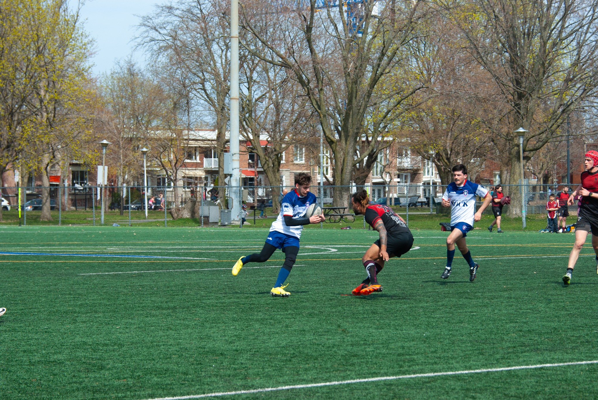  Rugby Club de Montréal - Westmount Rugby Club - Rugby - RQ 2024 - LPR2 - RCMXV vs Westmount 2 (#RQ24LP2RCMXW4) Photo by: Coraline Brochet | Siuxy Sports 2024-04-27