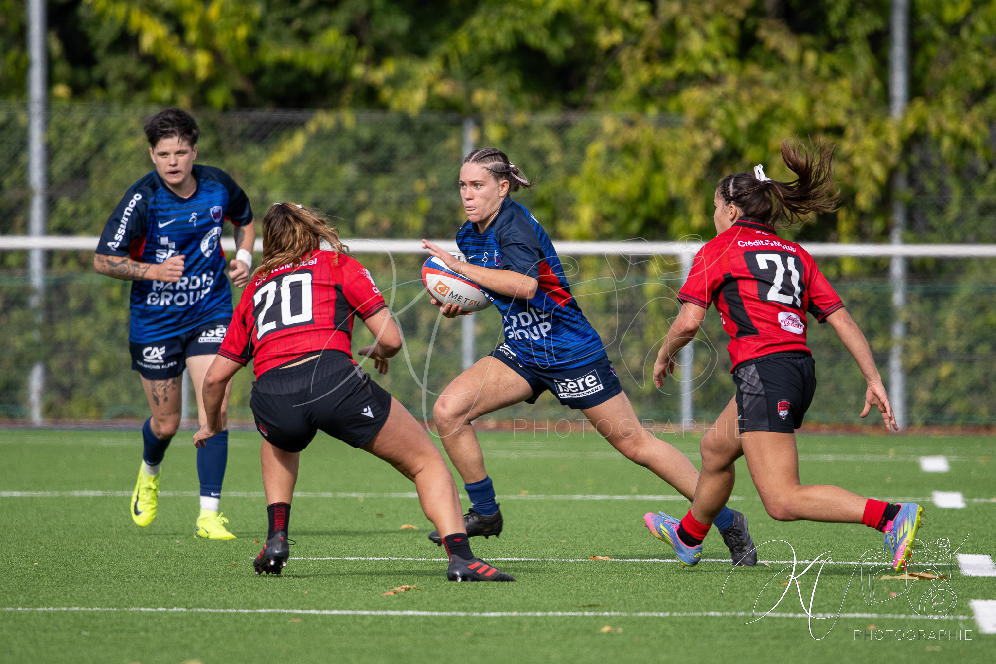  FC Grenoble Rugby - Lyon Olympique Universitaire - Rugby - FFR 2025 - Reserve Élite F - FC Grenoble vs Lyon Olympique Universitaire (#FFR25REFGL10) Photo by: Karine Valentin | Siuxy Sports 2025-10-05