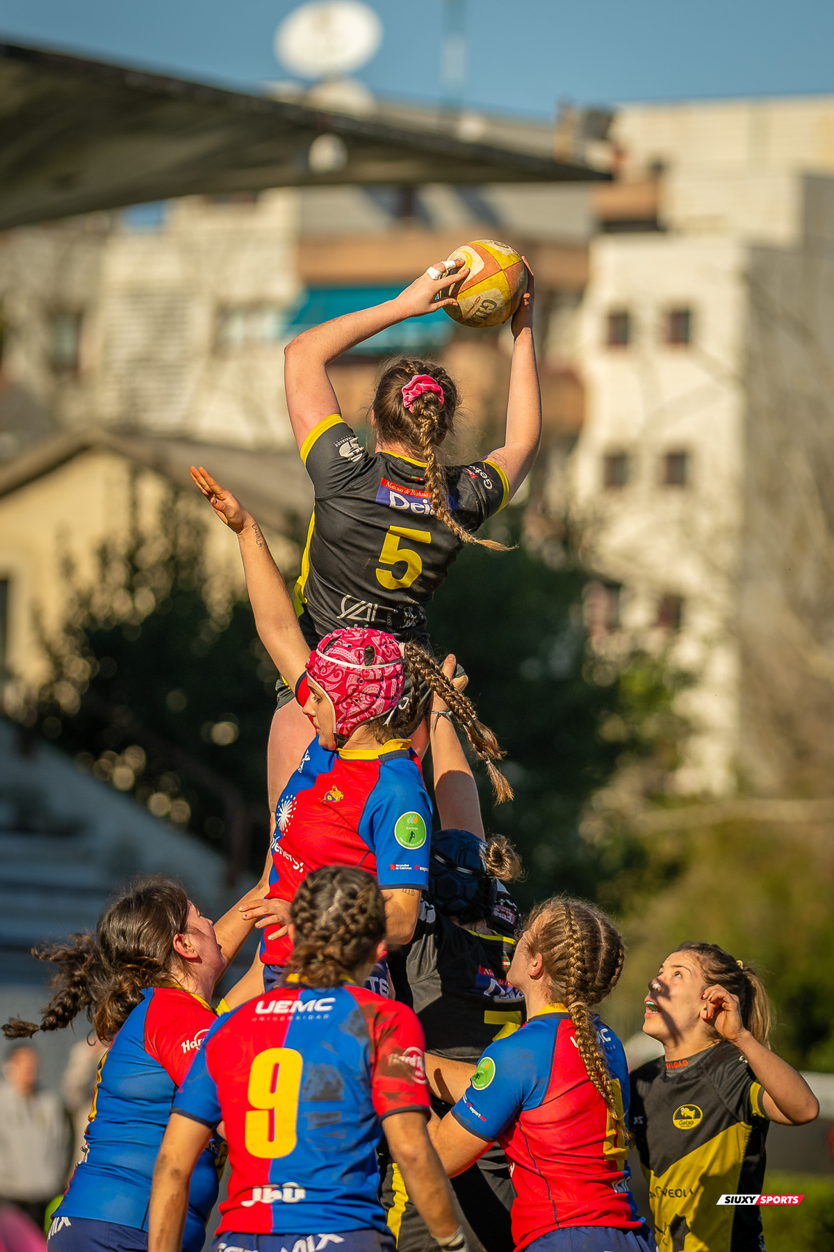  Getxo Artea Rugby Taldea - Futbol Club Barcelona Rugby - Rugby - FER 2025 - LIGA IBERDROLA - GETXO NESKAK (33) vs (12) AVFCBR FEM (#FER25LIGNBR01) Photo by: Fredy Monfoto | Siuxy Sports 2025-01-19