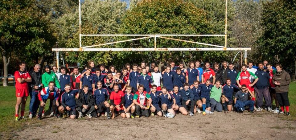  ÉTS (École de technologie supérieure) -  - Rugby - RSEQ - 2012 - Équipe ETS Piranhas Rugby (#RSEQ12ETSEQ) Photo by:  | Siuxy Sports 2012-09-01