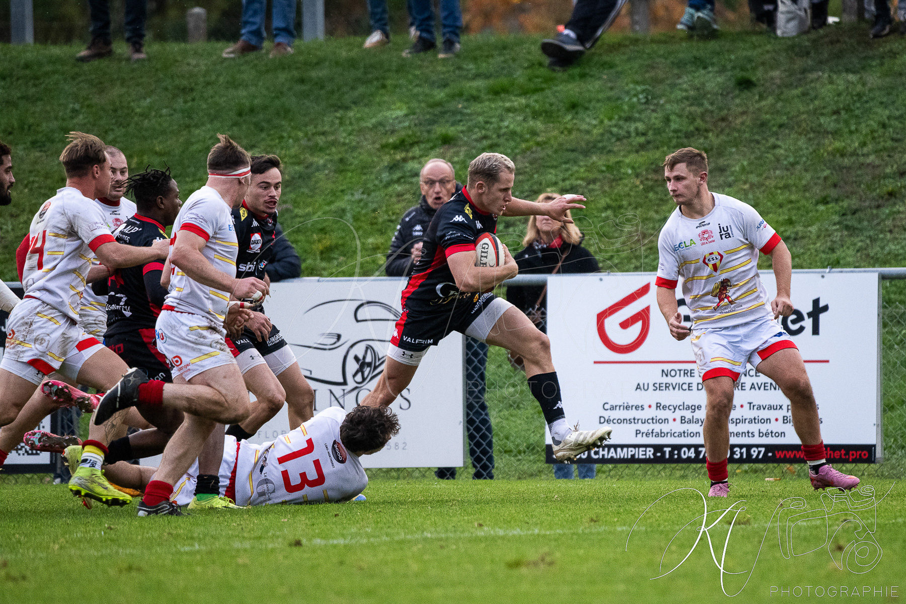 Bièvre Saint-Geoirs RC - Cercle Sportif Lédonien - Rugby - FFR 2025 - Équipe 1 - Bièvre St-Georges vs Cercle Sportif Lédonien (#FFR25RBGCDL11) Photo by: Karine Valentin | Siuxy Sports 2025-10-25