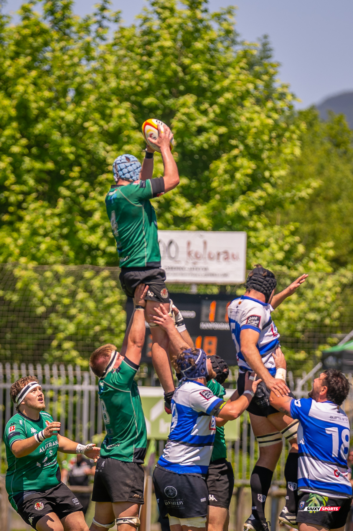 Gernika Rugby Taldea - Club de Rugby Sant Cugat - Rugby - FER 2025 - Sémi Final Ascenso - Gernika (24) vs (11) Sant Cugat (#FER25SFAGRTCRSC) Photo by: Fredy Monfoto | Siuxy Sports 2025-05-18