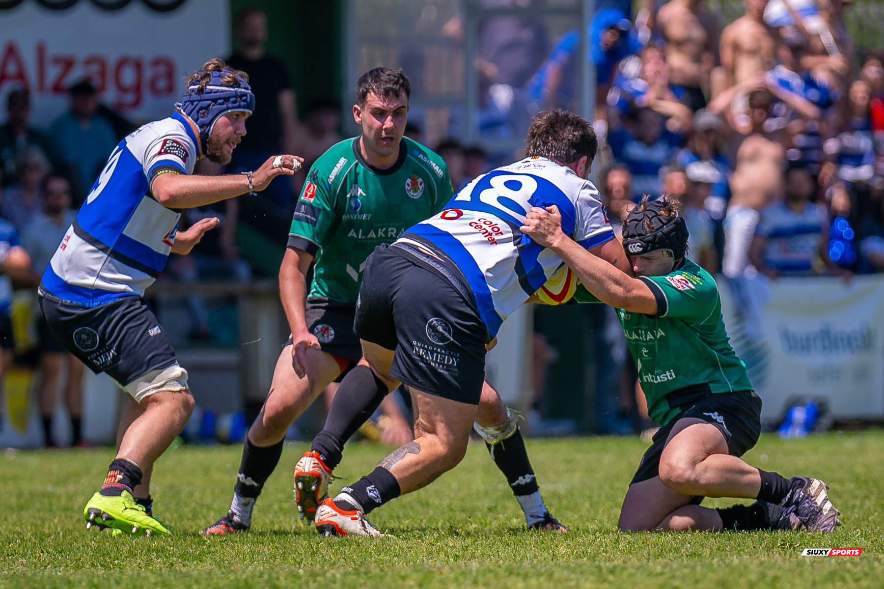  Gernika Rugby Taldea - Club de Rugby Sant Cugat - Rugby - FER 2025 - Sémi Final Ascenso - Gernika (24) vs (11) Sant Cugat (#FER25SFAGRTCRSC) Photo by: Fredy Monfoto | Siuxy Sports 2025-05-18