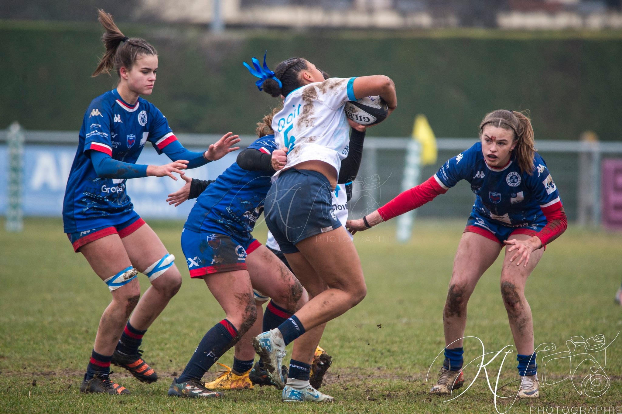  FC Grenoble Rugby - Montpellier Hérault Rugby - Rugby - FFR 2025 - U-18 Fém - Grenoble vs Montpellier (#FFR25U18GREMON1) Photo by: Karine Valentin | Siuxy Sports 2025-01-18