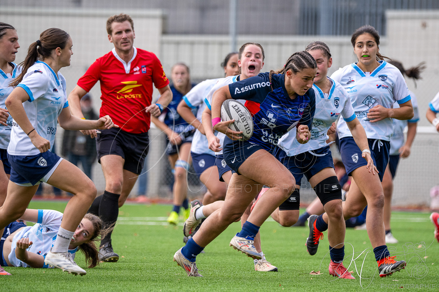  FC Grenoble Rugby - Montpellier Hérault Rugby - Rugby - FFR 2025 - U18 F - Amazones FCG vs Montpellier (#FFR25U18FAM10) Photo by: Karine Valentin | Siuxy Sports 2025-10-18