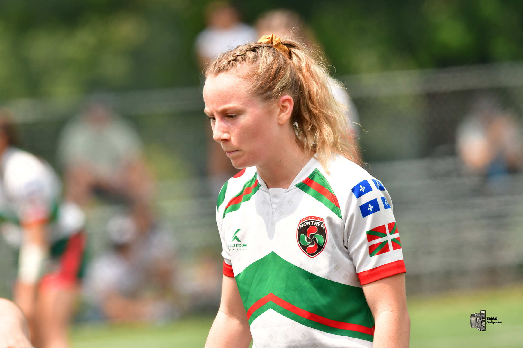 Emeline DELAMARRE -  Rugby Club de Montréal - Town of Mount Royal RFC - Rugby - RQ 2025 - LP2 F - Rugby Club de Montréal vs TMR (#RQ25LP2FRCMT7) Photo by: emso photo | Siuxy Sports 2025-07-26