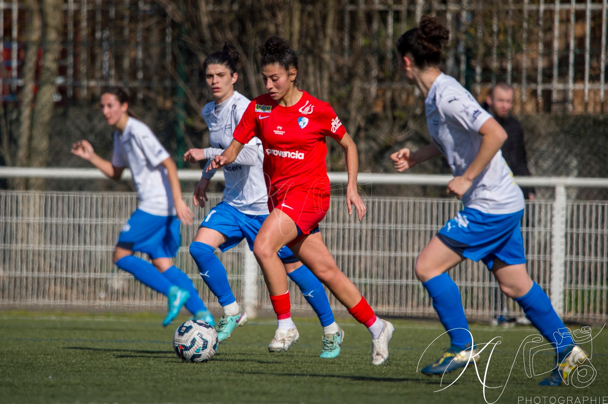  Grenoble Foot 38 - US Colomiers - Soccer - FFF 2025 - D3 FÉMININE - Grenoble Foot 38 (1) vs (1) US Colomiers (#FFF25D3FG38USC02) Photo by: Karine Valentin | Siuxy Sports 2025-02-16