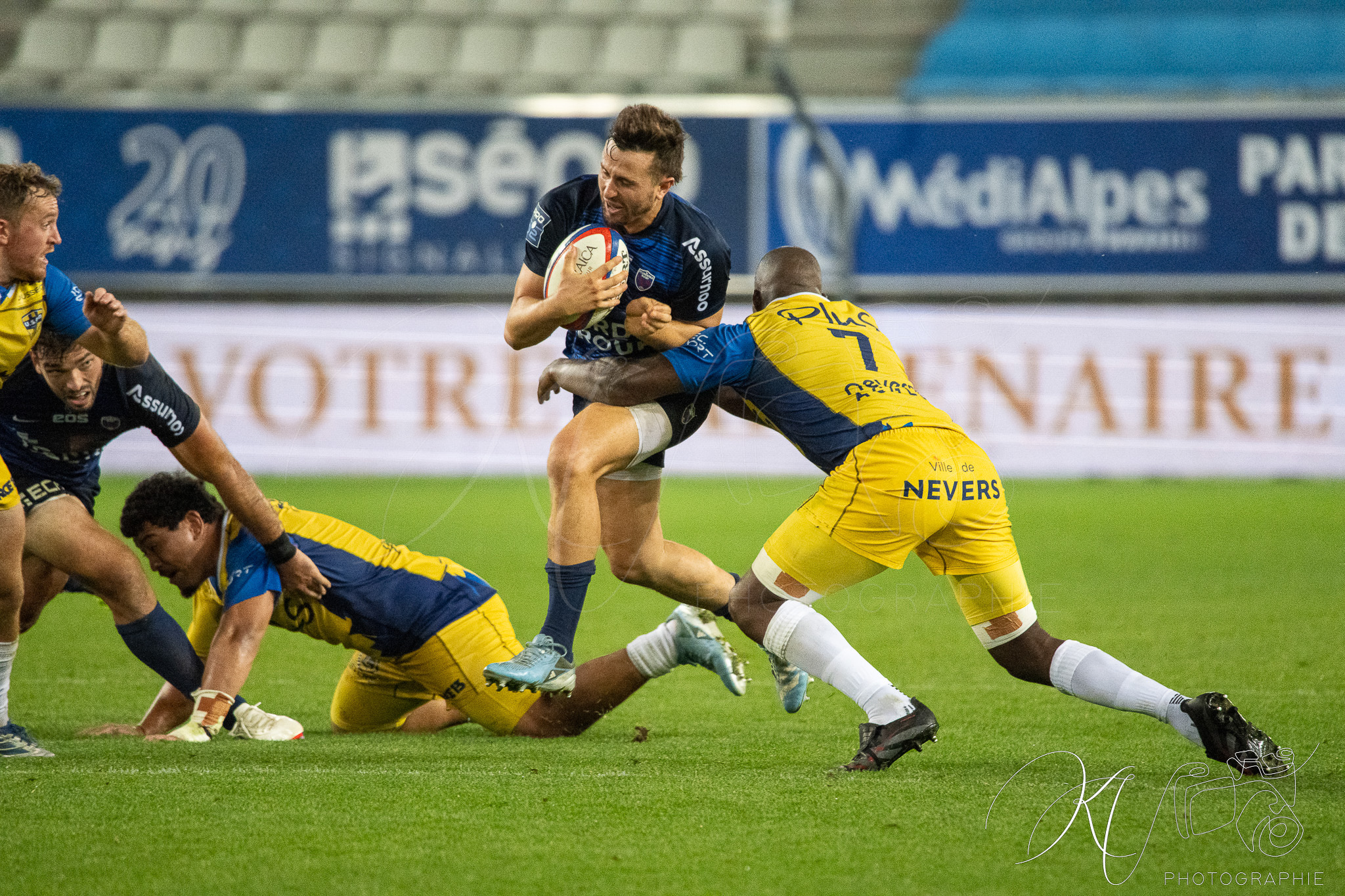  FC Grenoble Rugby - USON Nevers - Rugby - FFR 2025 - Pro D2 - Grenoble Rugby vs USON Nevers (#FFR25PD2GRUN9) Photo by: Karine Valentin | Siuxy Sports 2025-09-18
