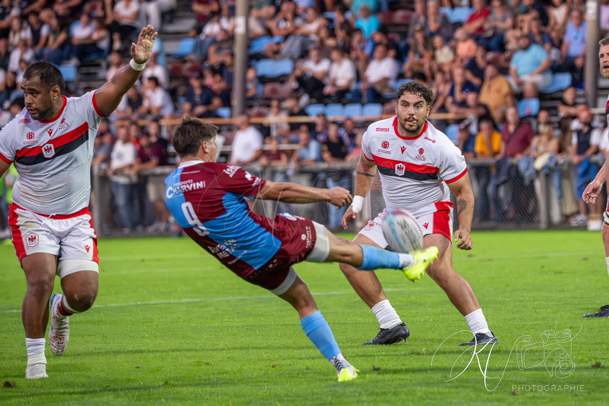 CS Bourgoin-Jallieu - Stade niçois - Rugby - FFR 2025 - Nationale - CS Bourgoin-Jallieu vs Stade Niçois (#FFR25NABJSN19) Photo by: Karine Valentin | Siuxy Sports 2025-09-06
