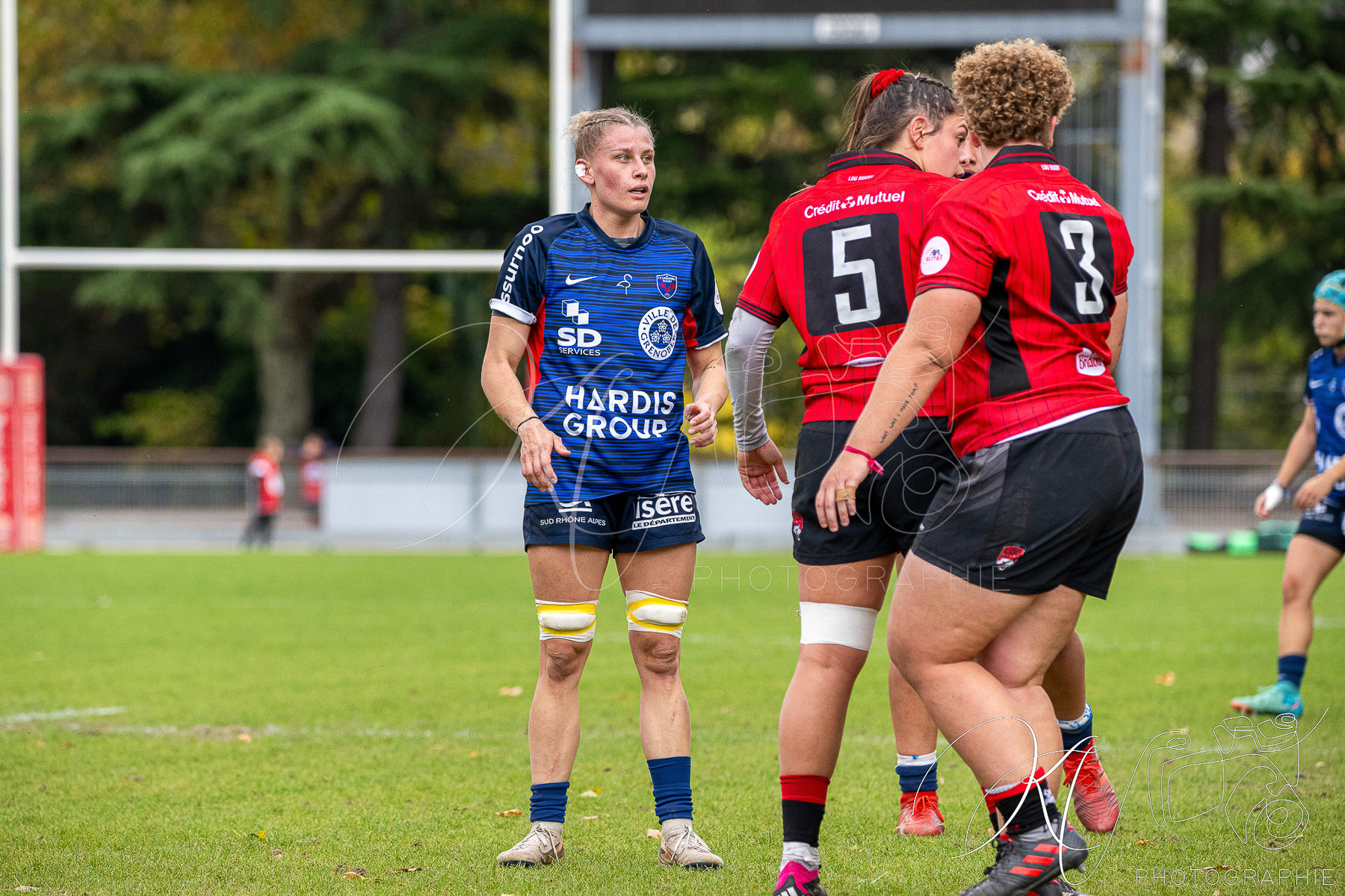  FC Grenoble Rugby - Lyon Olympique Universitaire - Rugby - FFR 2025 - Elite 1 F - Amazones FCG vs Lyon Olympique Universitaire (#FFR25E1FALOU1) Photo by: Karine Valentin | Siuxy Sports 2025-10-18