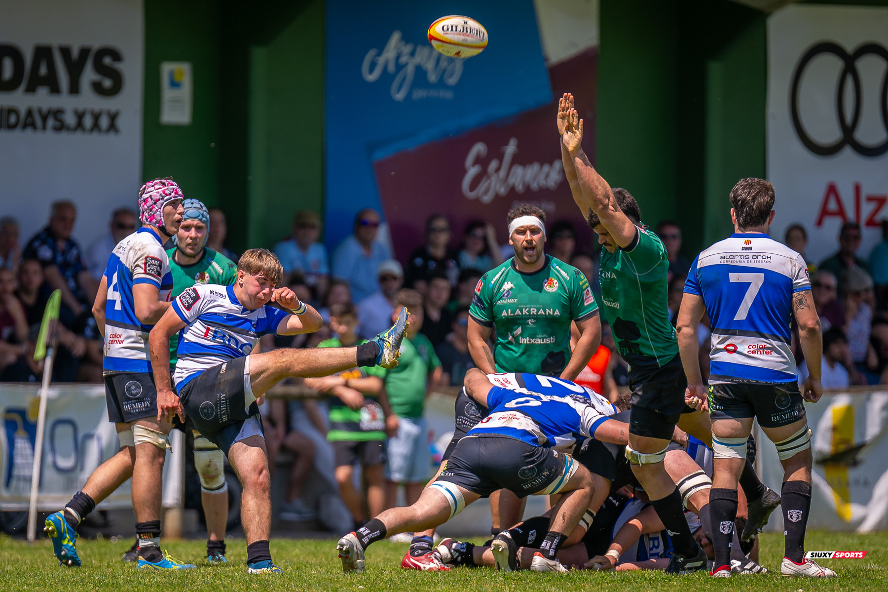  Gernika Rugby Taldea - Club de Rugby Sant Cugat - Rugby - FER 2025 - Sémi Final Ascenso - Gernika (24) vs (11) Sant Cugat (#FER25SFAGRTCRSC) Photo by: Fredy Monfoto | Siuxy Sports 2025-05-18