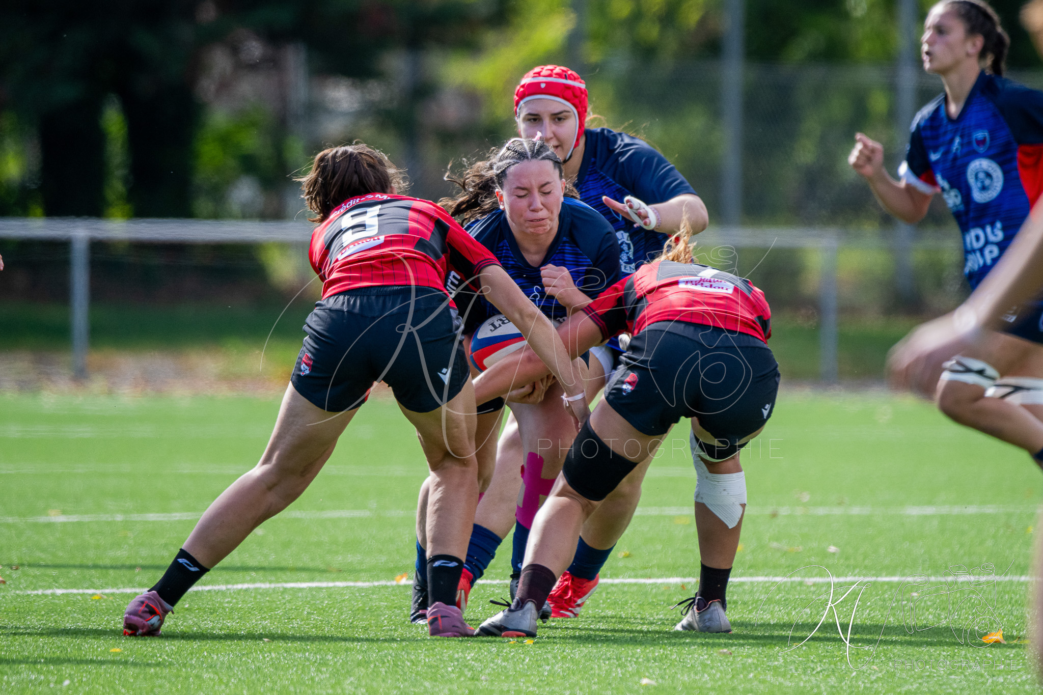  FC Grenoble Rugby - Lyon Olympique Universitaire - Rugby - FFR 2025 - Reserve Élite F - FC Grenoble vs Lyon Olympique Universitaire (#FFR25REFGL10) Photo by: Karine Valentin | Siuxy Sports 2025-10-05