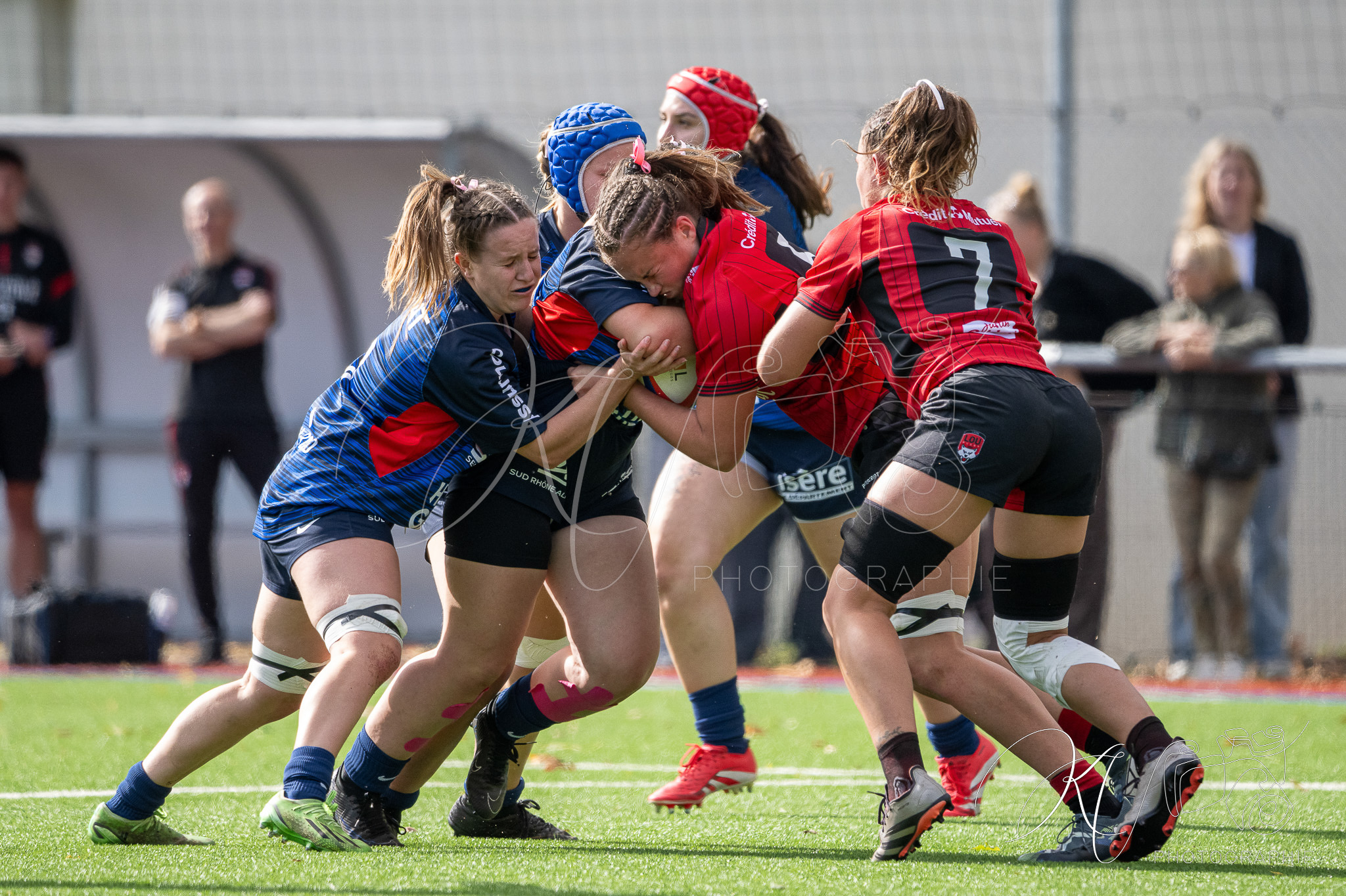  FC Grenoble Rugby - Lyon Olympique Universitaire - Rugby - FFR 2025 - Reserve Élite F - FC Grenoble vs Lyon Olympique Universitaire (#FFR25REFGL10) Photo by: Karine Valentin | Siuxy Sports 2025-10-05