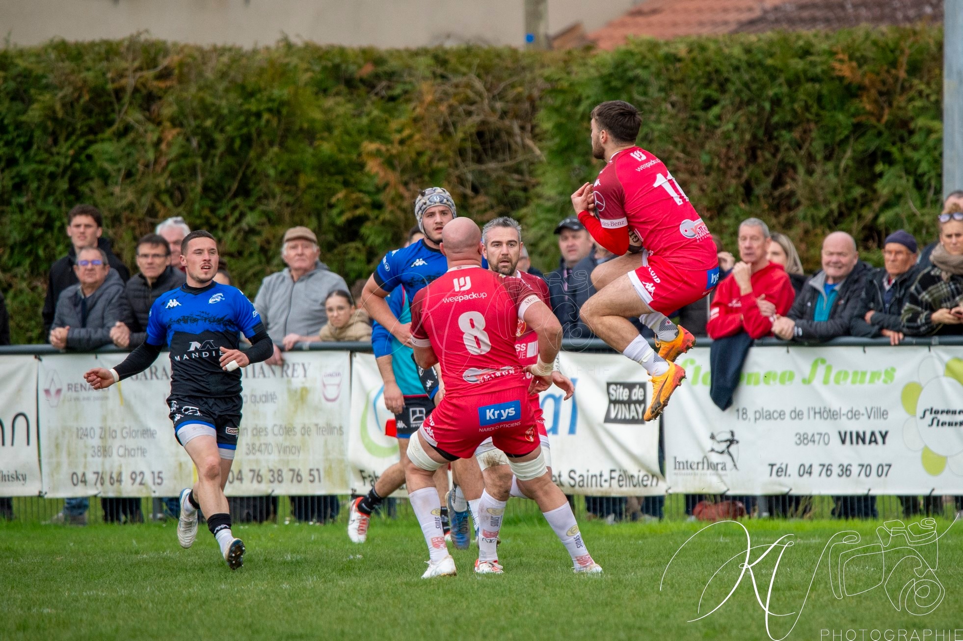  US Vinay - Stade Olympique Voironnais - Rugby - FFR 2025 - Féd 2 - US Vinay (24) vs (10) Stade Olympique Voironnais (#FFR25F2USVSOV03) Photo by: Karine Valentin | Siuxy Sports 2025-03-22