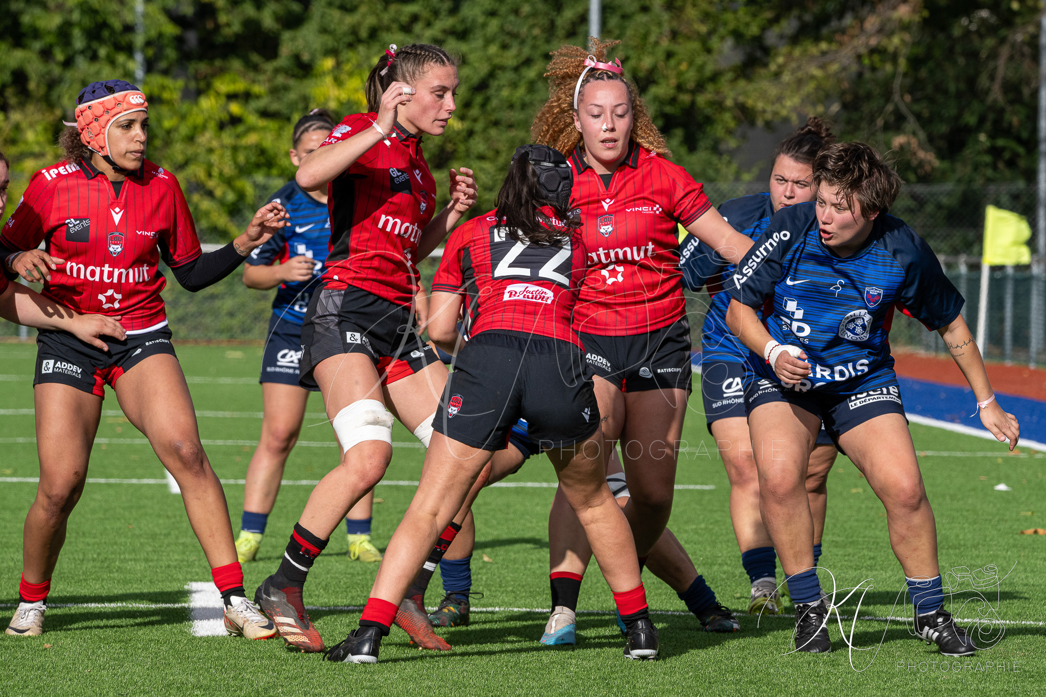  FC Grenoble Rugby - Lyon Olympique Universitaire - Rugby - FFR 2025 - Reserve Élite F - FC Grenoble vs Lyon Olympique Universitaire (#FFR25REFGL10) Photo by: Karine Valentin | Siuxy Sports 2025-10-05