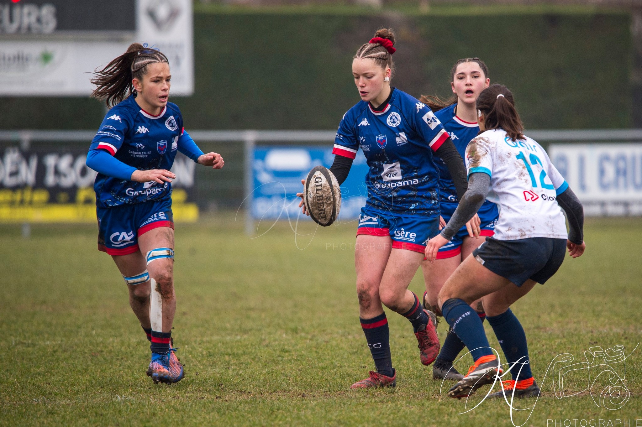  FC Grenoble Rugby - Montpellier Hérault Rugby - Rugby - FFR 2025 - U-18 Fém - Grenoble vs Montpellier (#FFR25U18GREMON1) Photo by: Karine Valentin | Siuxy Sports 2025-01-18