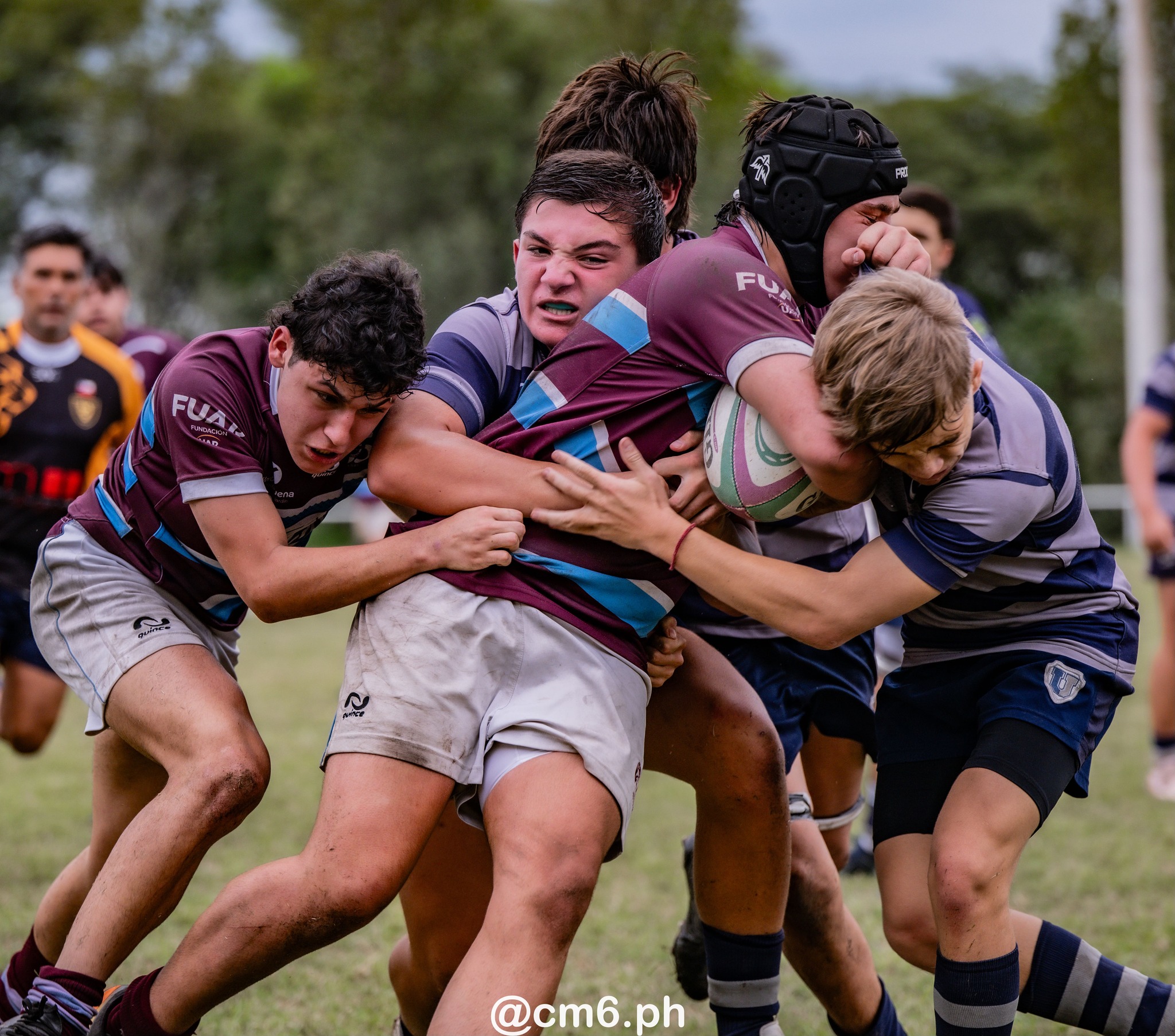  Universitario Rugby Club - Tucuman - Jockey Club (Tucuman) - Rugby - URT 2025 - M13 M15 - Universitario vs Jockey Club (#URT25M1315UNJC04) Photo by: Christian Mas | Siuxy Sports 2025-04-13