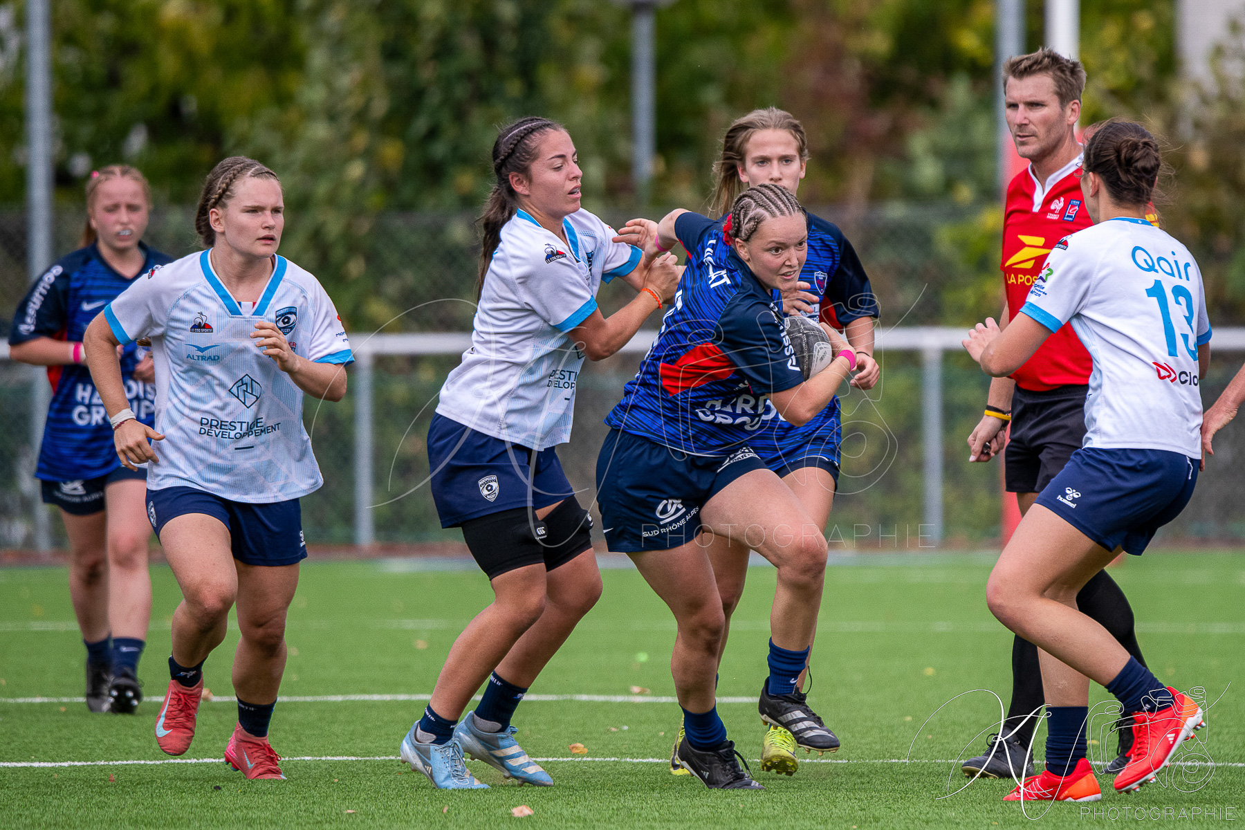  FC Grenoble Rugby - Montpellier Hérault Rugby - Rugby - FFR 2025 - U18 F - Amazones FCG vs Montpellier (#FFR25U18FAM10) Photo by: Karine Valentin | Siuxy Sports 2025-10-18