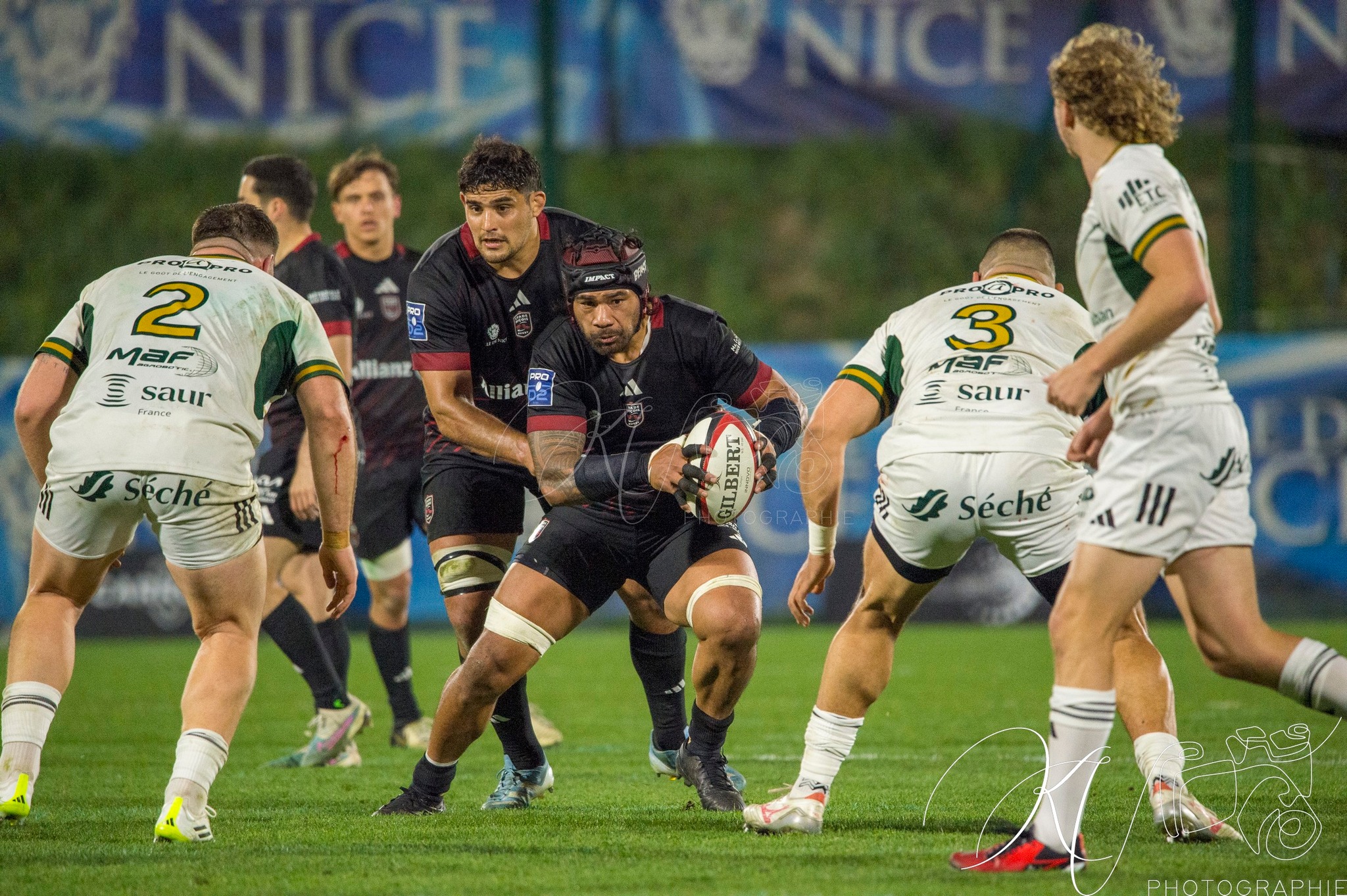  Stade niçois - US Montauban - Rugby - FFR 2025 - Pro D2 - Stade Niçois (7) vs (15) US Montauban (#PD225PD2SNUSM02) Photo by: Karine Valentin | Siuxy Sports 2025-02-21