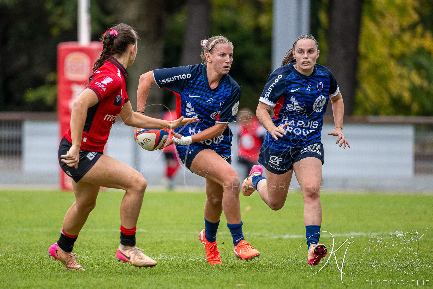  FC Grenoble Rugby - Lyon Olympique Universitaire - Rugby - FFR 2025 - Elite 1 F - Amazones FCG vs Lyon Olympique Universitaire (#FFR25E1FALOU1) Photo by: Karine Valentin | Siuxy Sports 2025-10-18