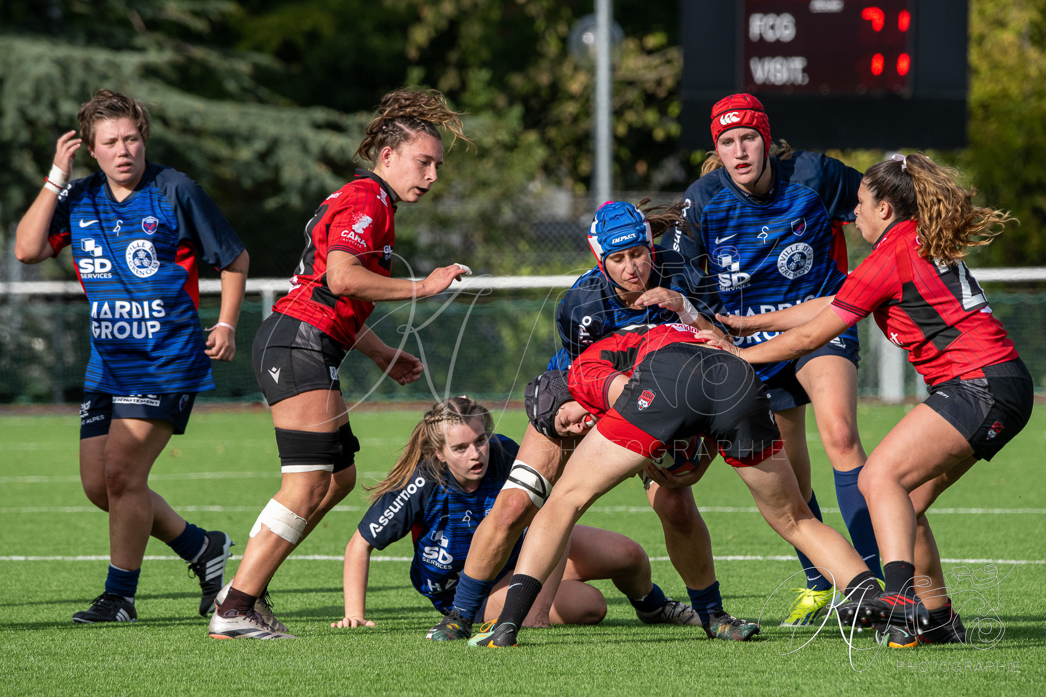  FC Grenoble Rugby - Lyon Olympique Universitaire - Rugby - FFR 2025 - Reserve Élite F - FC Grenoble vs Lyon Olympique Universitaire (#FFR25REFGL10) Photo by: Karine Valentin | Siuxy Sports 2025-10-05