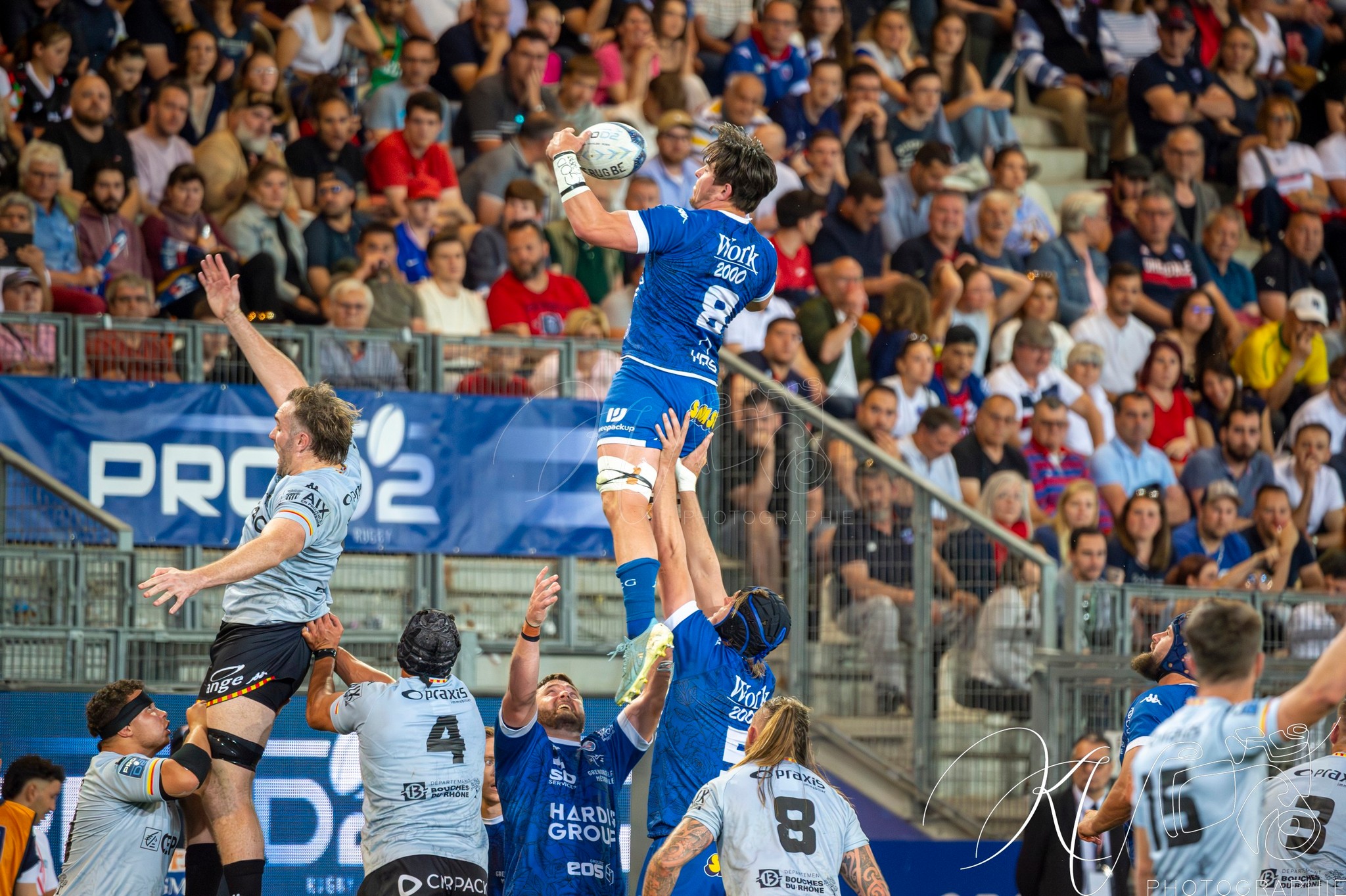  FC Grenoble Rugby - Provence - Rugby - FFR 2025 - PRO D2 -  1/2 Finale - Grenoble (38) vs (17) Provence (#PD225PD2GRPR5) Photo by: Karine Valentin | Siuxy Sports 2025-05-29