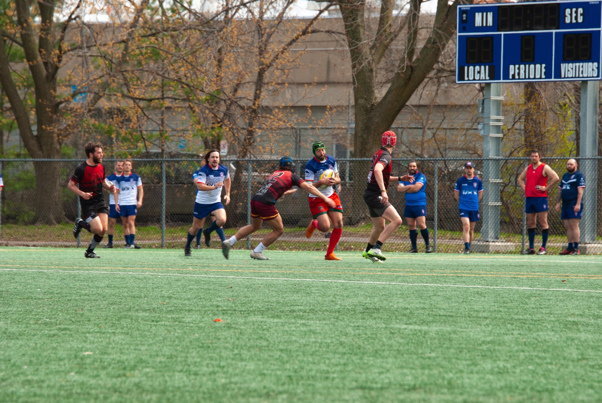  Rugby Club de Montréal - Westmount Rugby Club - Rugby - RQ 2024 - LPR2 - RCMXV vs Westmount 2 (#RQ24LP2RCMXW4) Photo by: Coraline Brochet | Siuxy Sports 2024-04-27