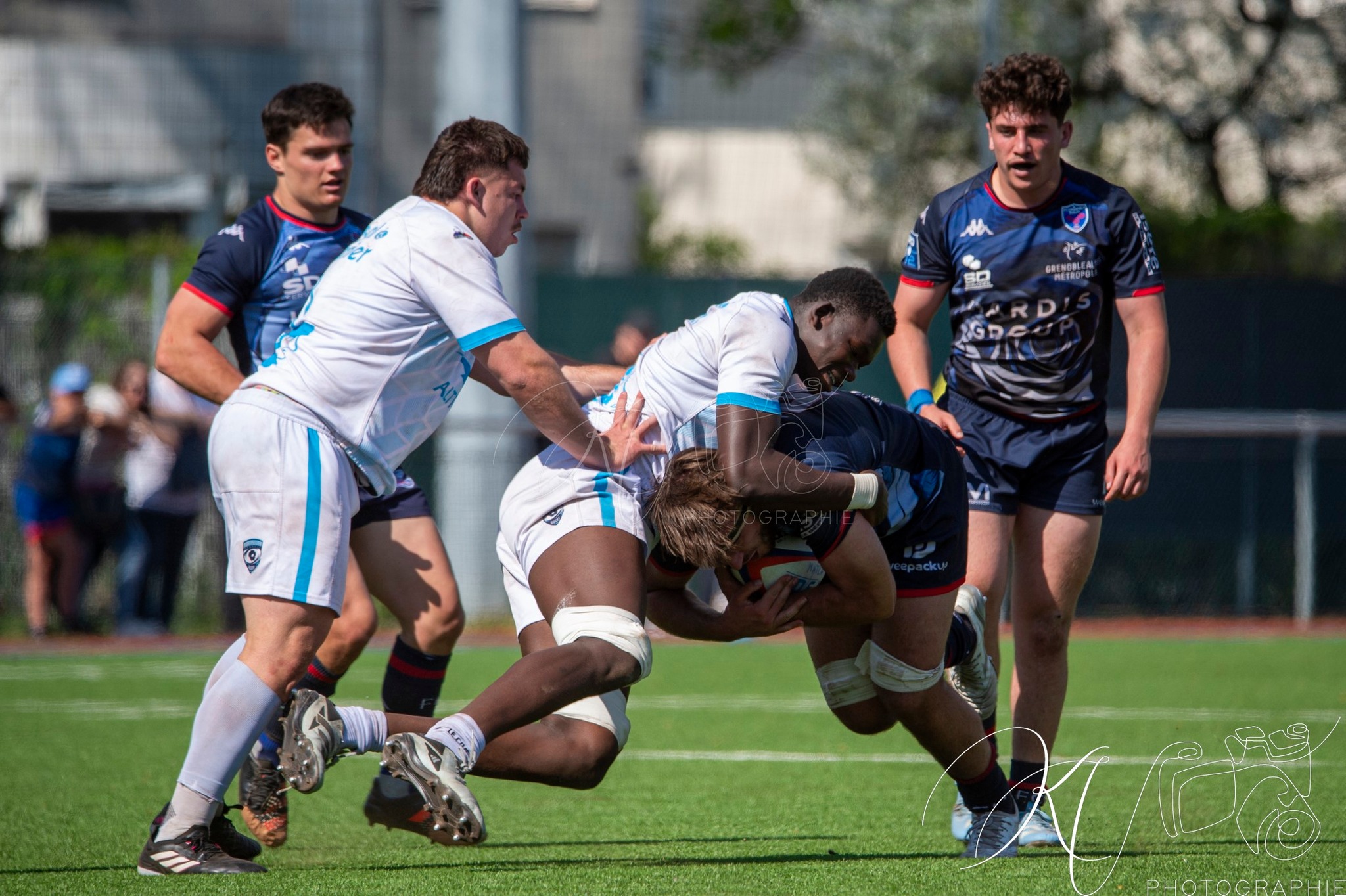  FC Grenoble Rugby - Montpellier Hérault Rugby - Rugby - FFR 2025 - Espoirs - FC Grenoble vs Montpellier (#FFR25ESPFCGMON) Photo by: Karine Valentin | Siuxy Sports 2025-04-04