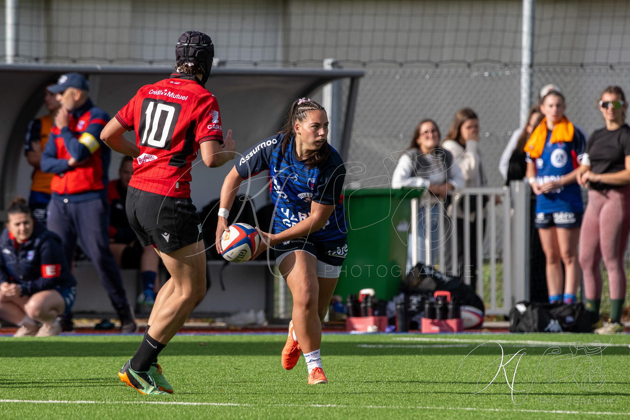  FC Grenoble Rugby - Lyon Olympique Universitaire - Rugby - FFR 2025 - Reserve Élite F - FC Grenoble vs Lyon Olympique Universitaire (#FFR25REFGL10) Photo by: Karine Valentin | Siuxy Sports 2025-10-05