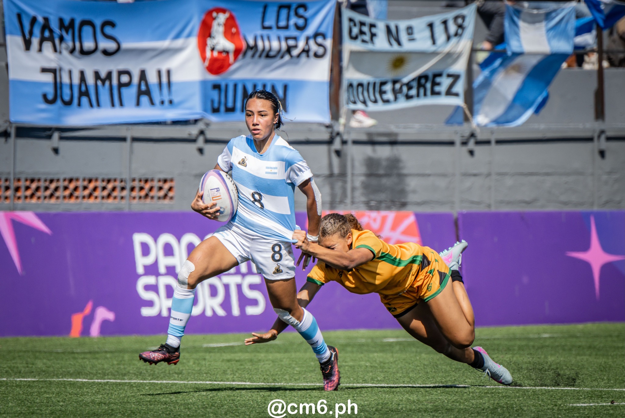  Selección Argentina de Rugby 7 Junior -  - Rugby - Yaguaretés 7's - Juegos Panamericanos Junior de Asunción (#JP2025YAGI7) Photo by: Christian Mas | Siuxy Sports 2025-08-17
