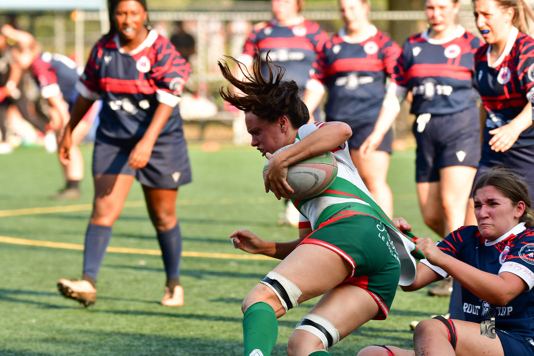  Rugby Club de Montréal - Braves de Trois-Rivières - Rugby - RQ 2025 - LPR2 F - Demi Finale - RCM (48) vs (14) Braves de Trois-Rivières (#RQ25LP2FRCMB8) Photo by: emso photo | Siuxy Sports 2025-08-09