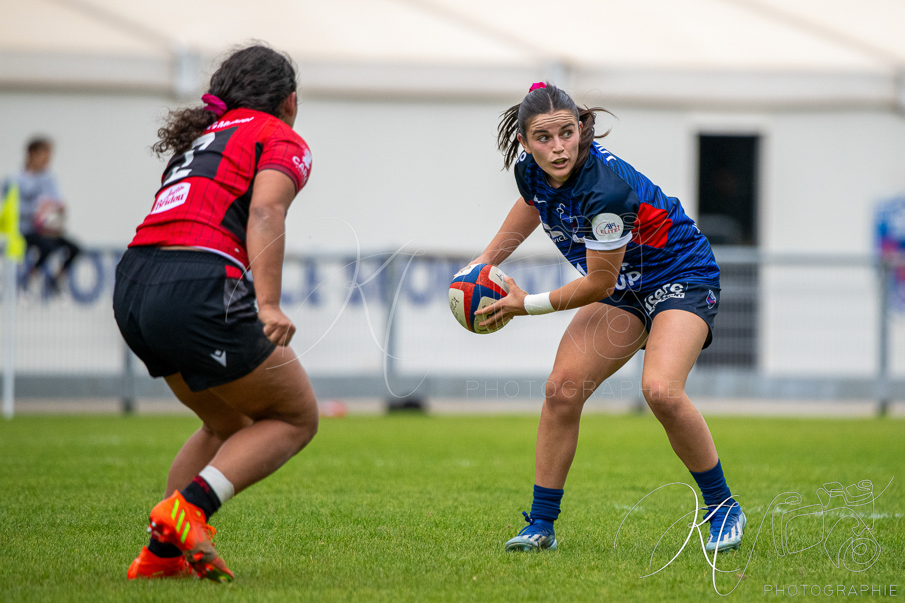  FC Grenoble Rugby - Lyon Olympique Universitaire - Rugby - FFR 2025 - Elite 1 F - Amazones FCG vs Lyon Olympique Universitaire (#FFR25E1FALOU1) Photo by: Karine Valentin | Siuxy Sports 2025-10-18
