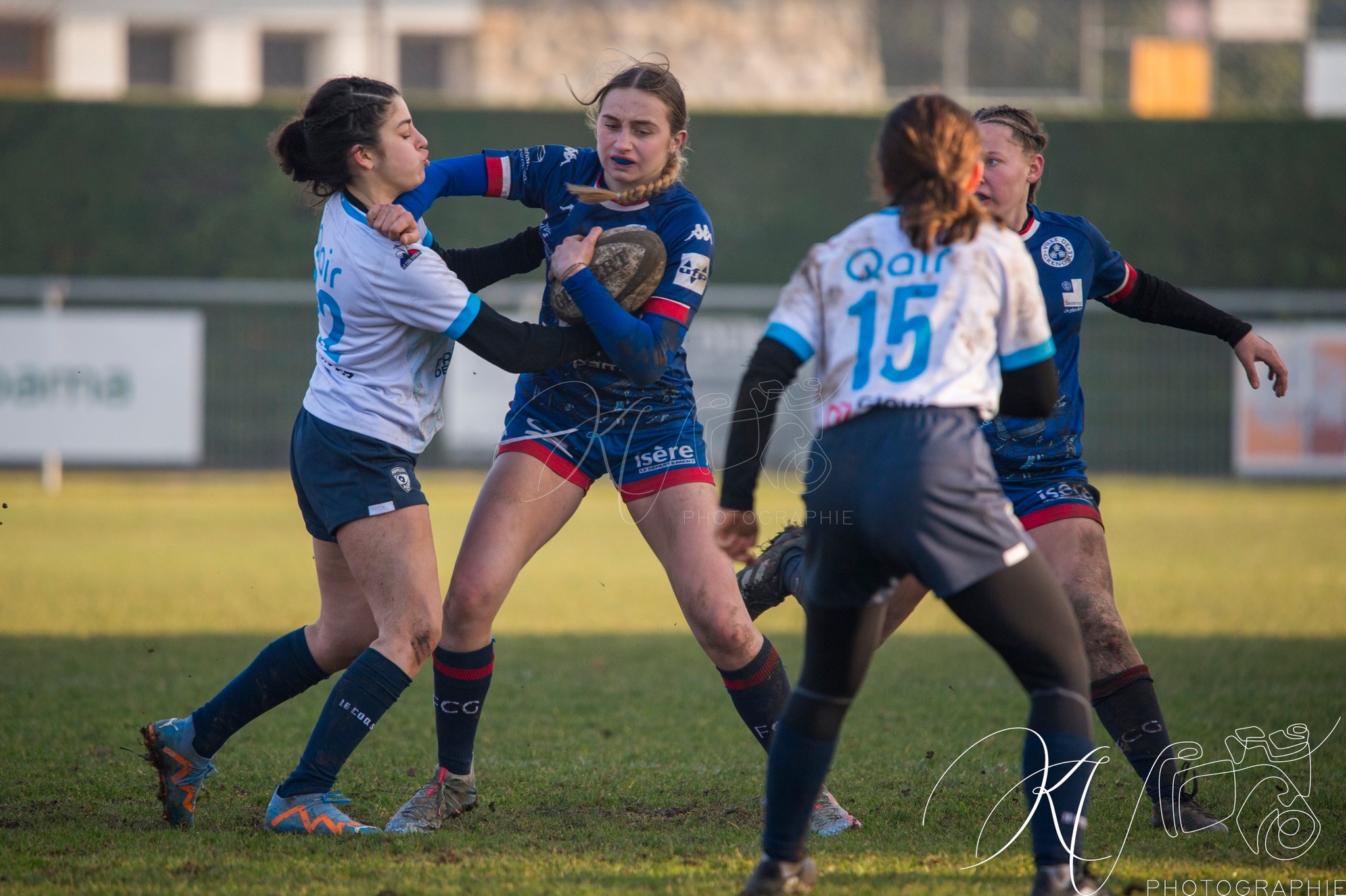  FC Grenoble Rugby - Montpellier Hérault Rugby - Rugby - FFR 2025 - U-18 Fém - Grenoble vs Montpellier (#FFR25U18GREMON1) Photo by: Karine Valentin | Siuxy Sports 2025-01-18
